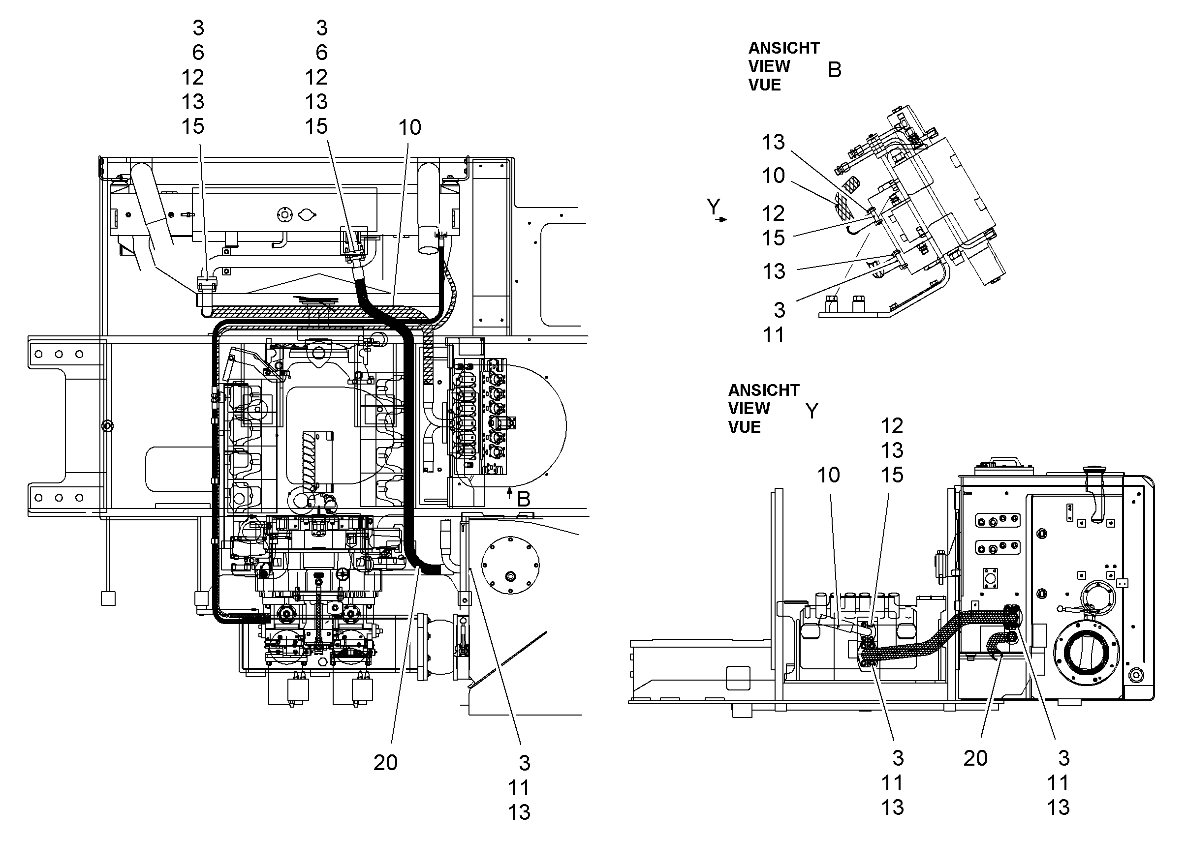ШЛАНГ 40X2850 10007451 LIEBHERR