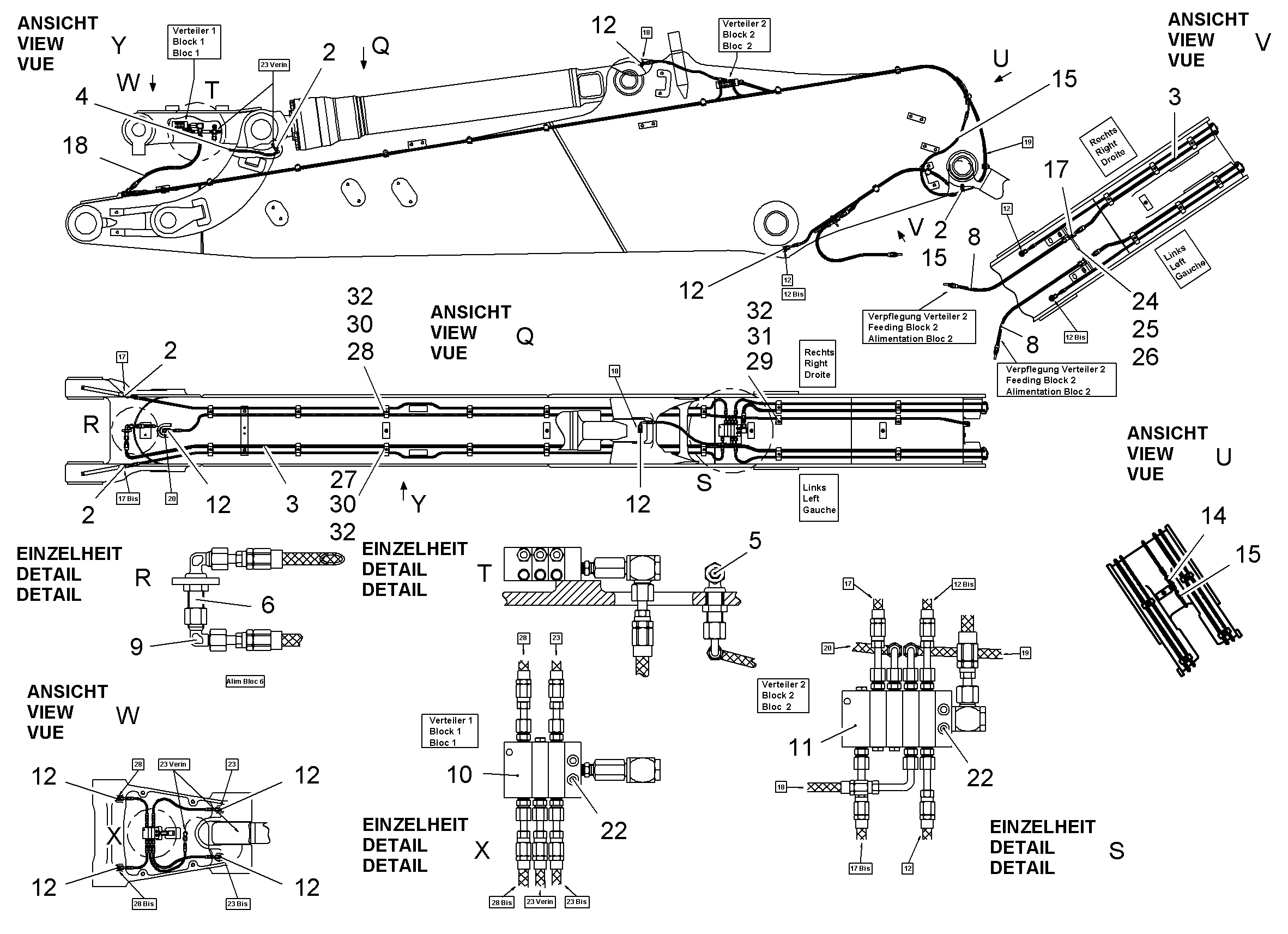 РАСПРЕДЕЛИТЕЛЬ MX-F 5/7 10003580 LIEBHERR