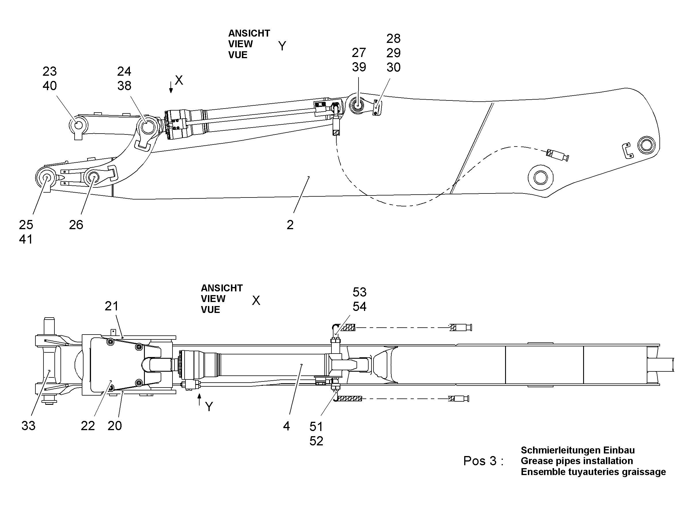 ШЛАНГ 32X2550 10003256 LIEBHERR
