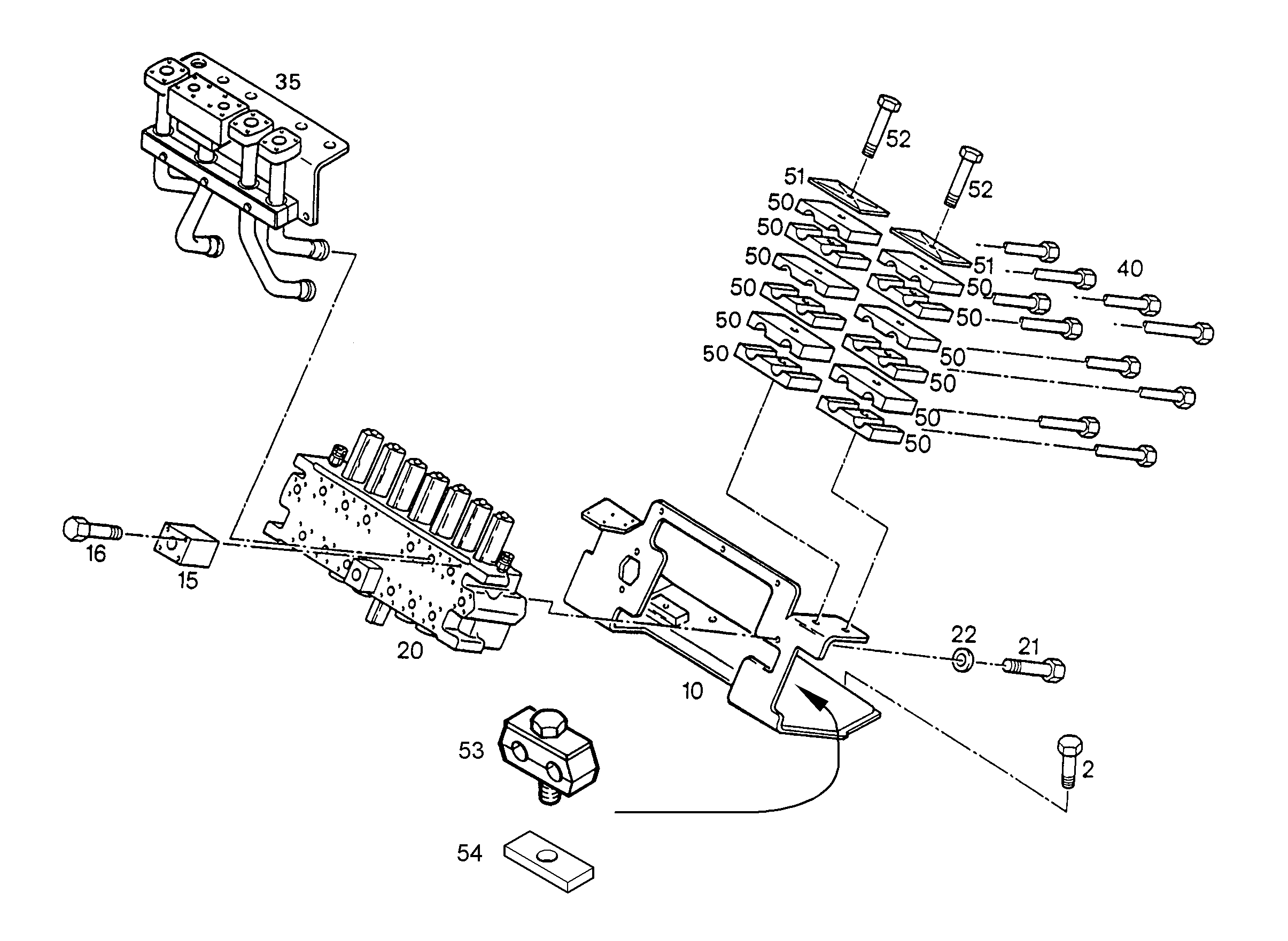 ЛИНИЯ НАПОРНАЯ 9873833 LIEBHERR