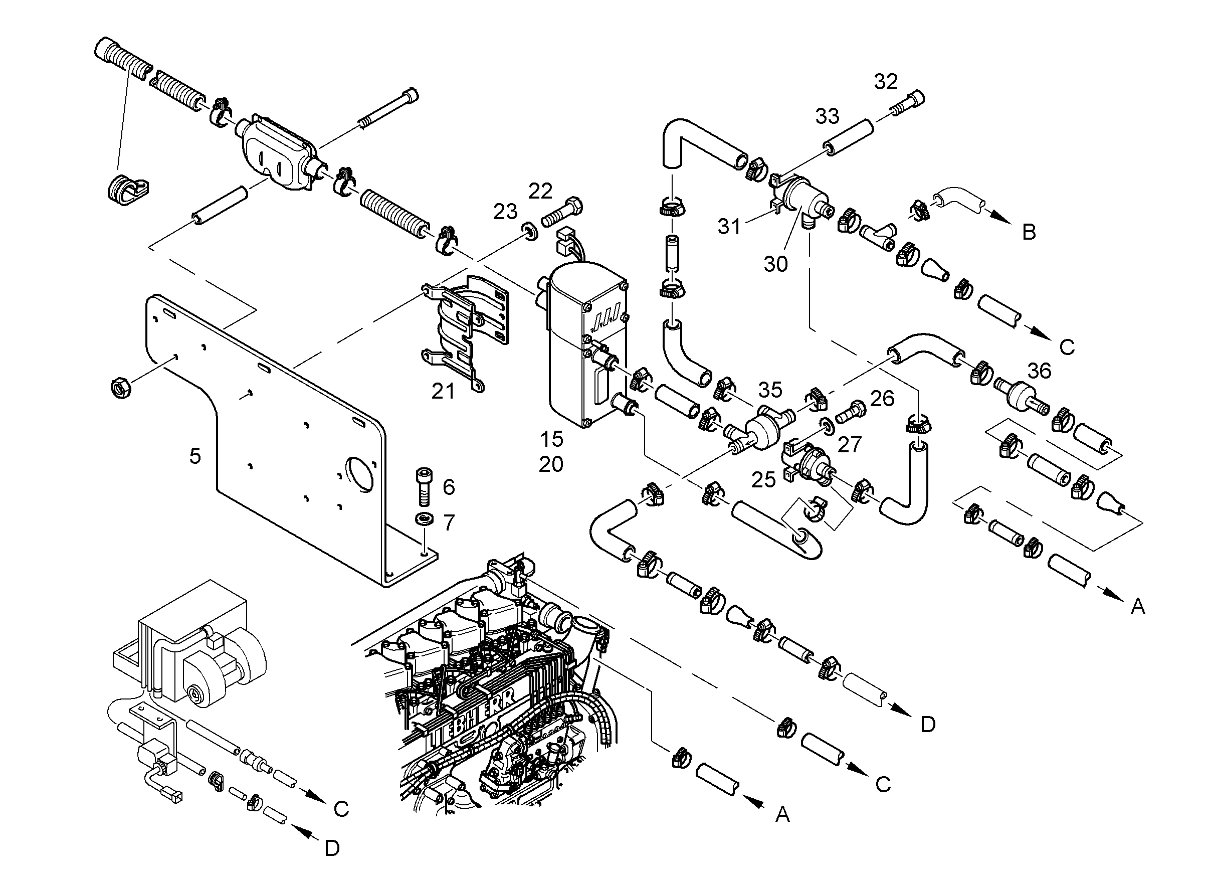ГИЛЬЗА РАСПОРНАЯ 9005380 LIEBHERR
