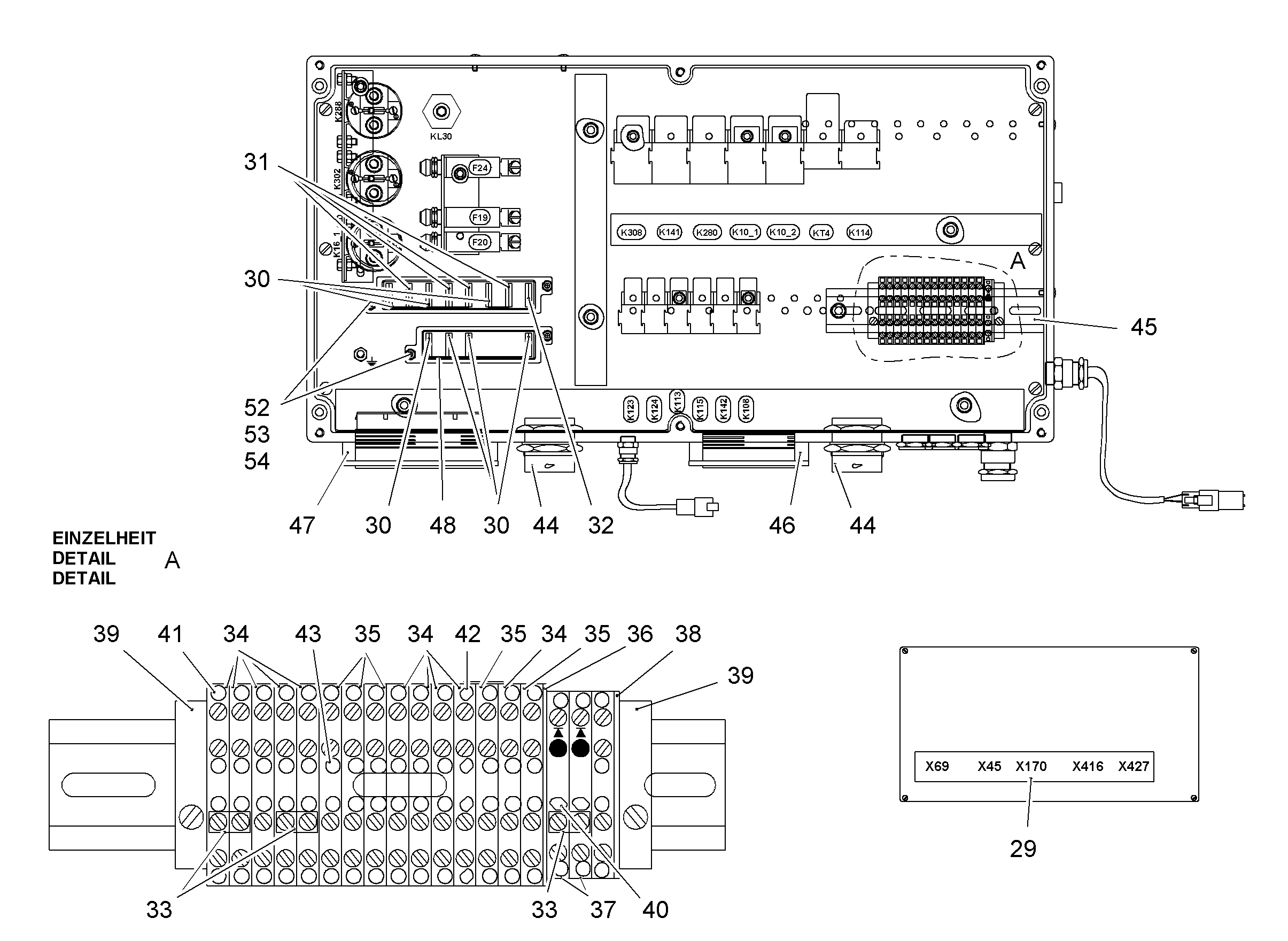 ЭТИКЕТКА 480mmX60mm 9007417 LIEBHERR