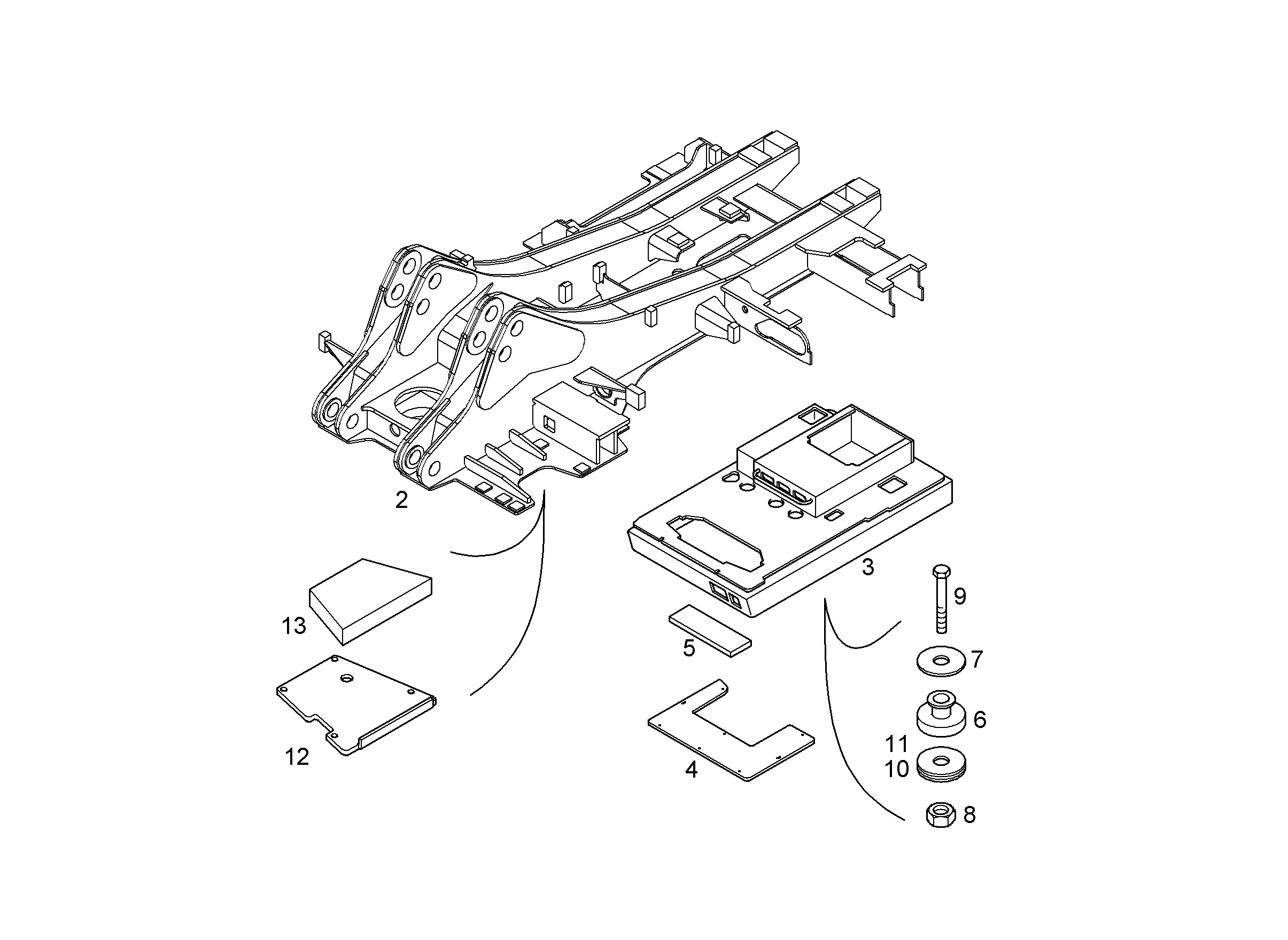 ПЕРЕОБОРУД. ПОВОР. ПЛАТФОРМЫ 9809890 LIEBHERR