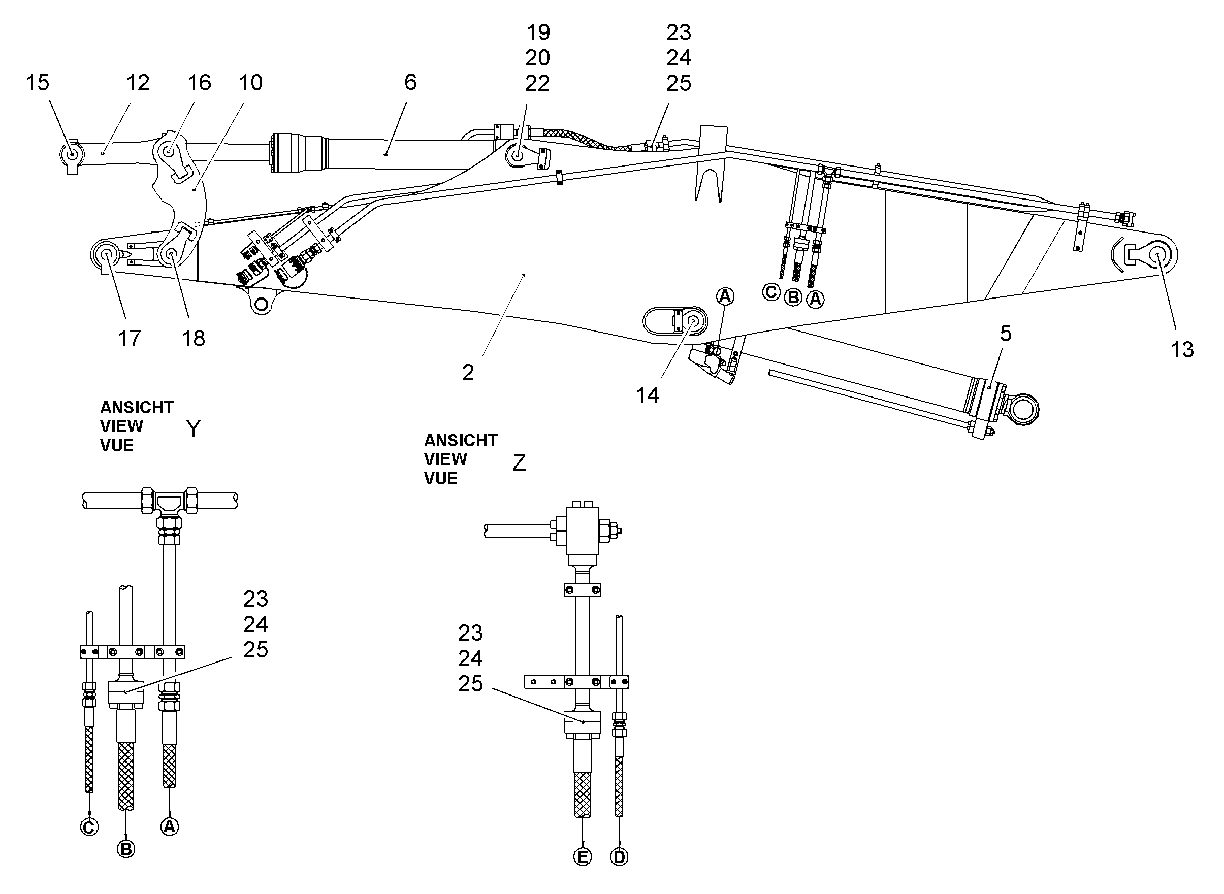 СТЕРЖЕНЬ ДЛЯ СНОСА 9808332 LIEBHERR