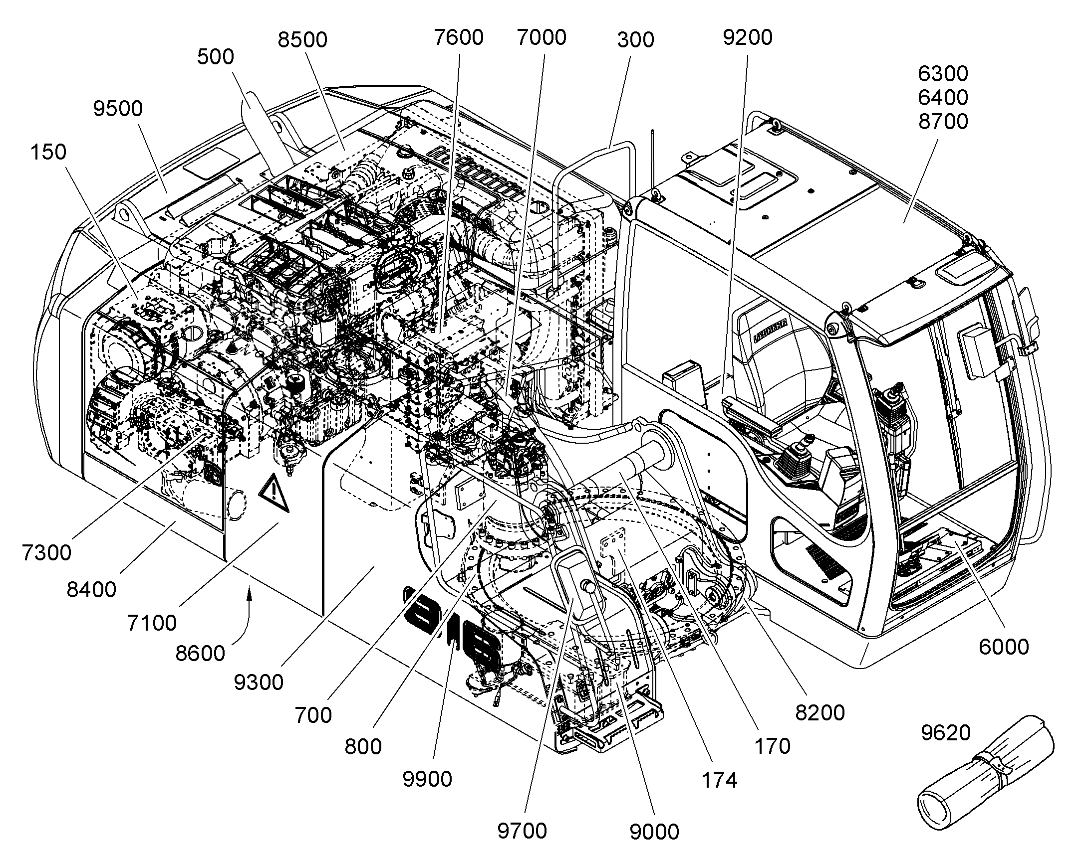 ДЕТАЛИ МОНТАЖНЫЕ ДЛЯ ОБОРУД. 10860439 LIEBHERR