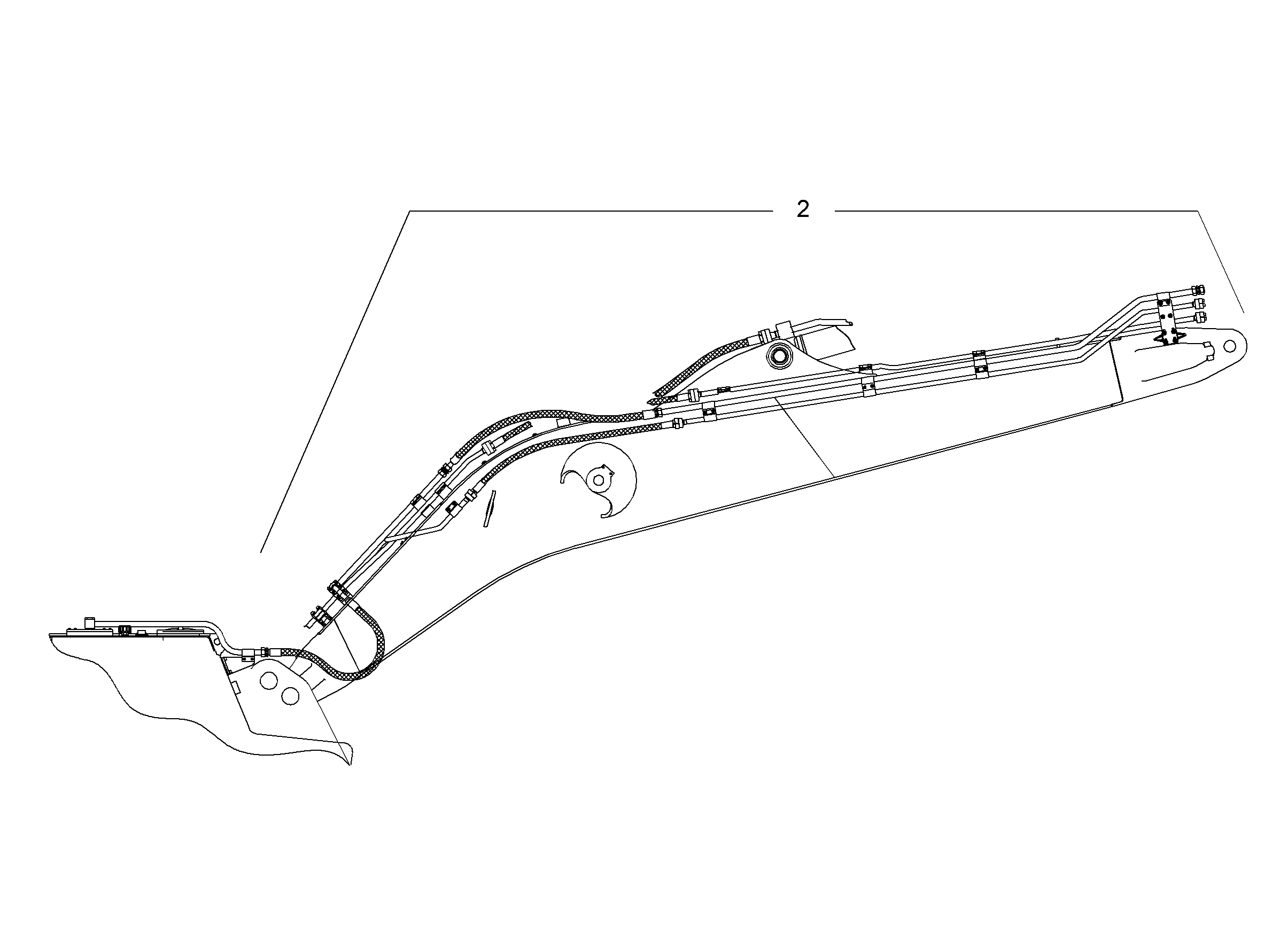 ПРОВОДКА МОНТАЖ AHS 9878303 LIEBHERR