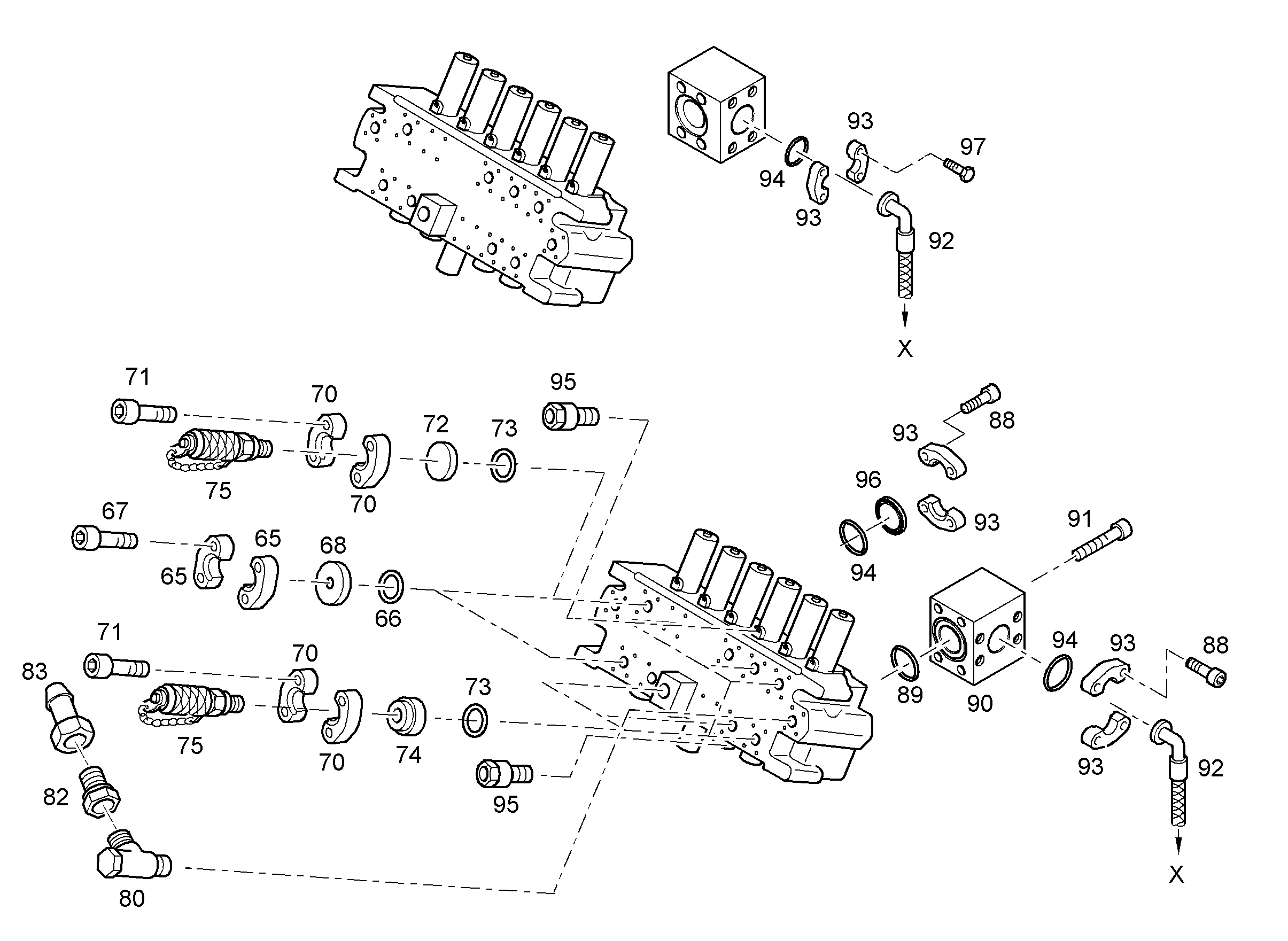 ШЛАНГ 40X1060 10001266 LIEBHERR
