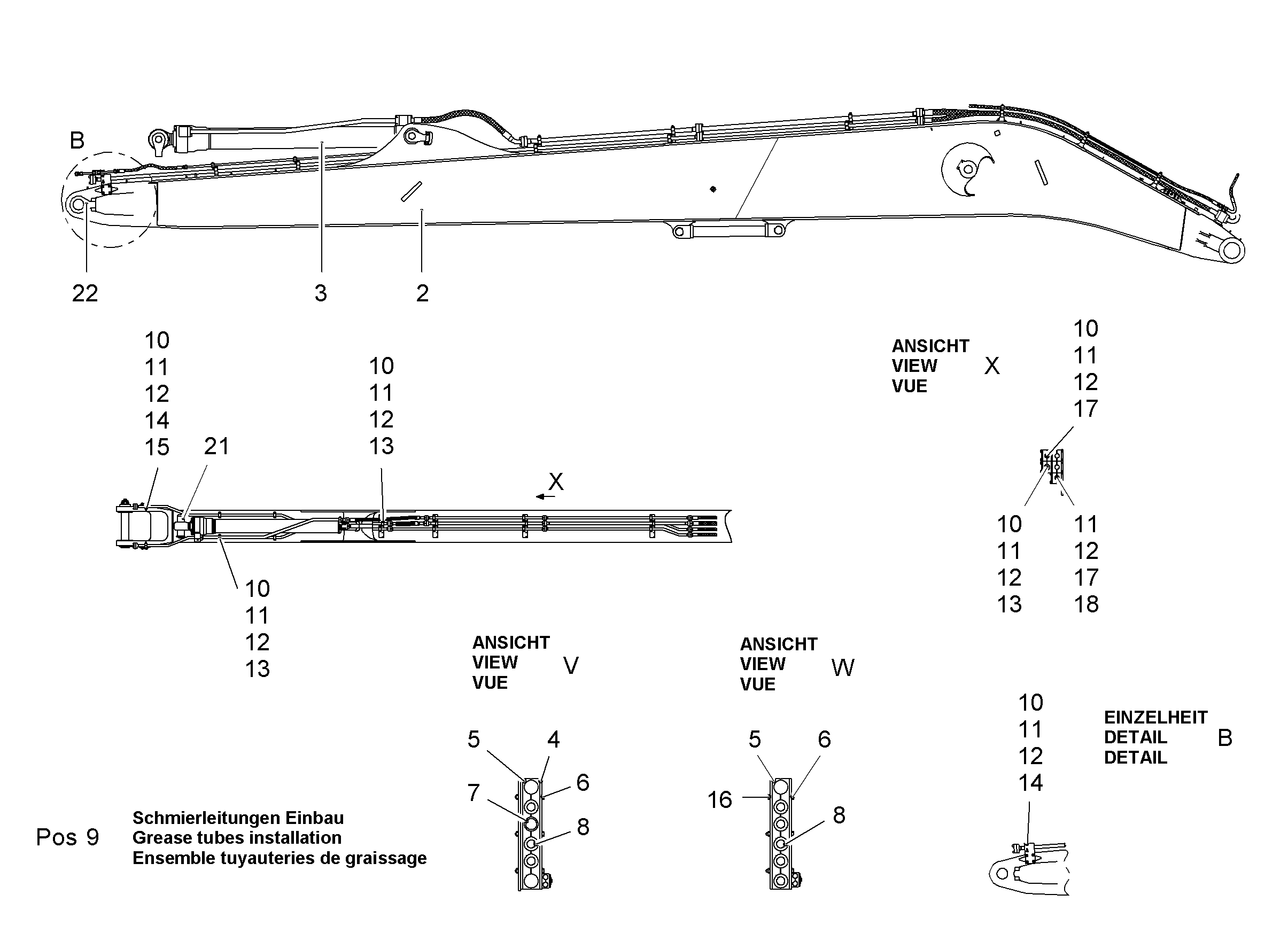 СМАЗОЧНЫЕ ЛИНИИ УСТАНОВКА 9820017 LIEBHERR
