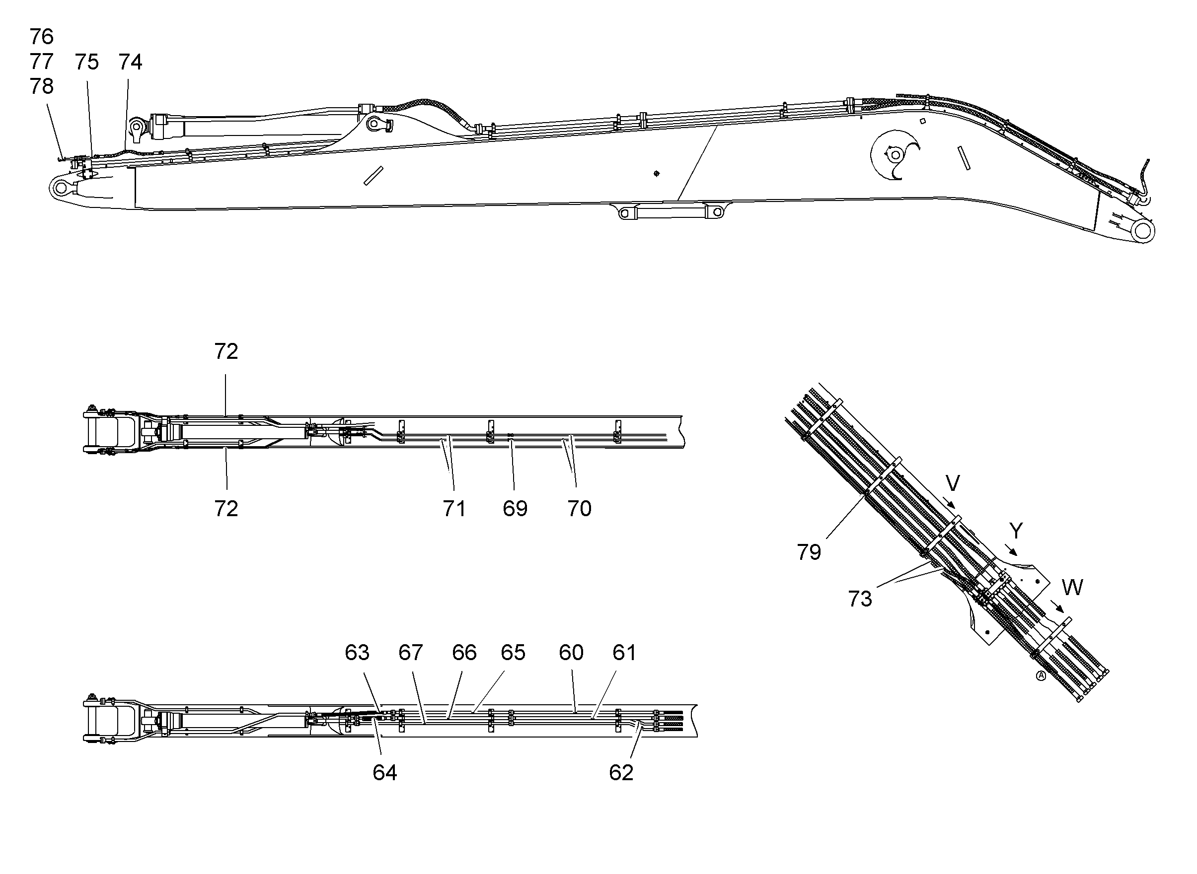 ШЛАНГ 25X1280 5618687 LIEBHERR