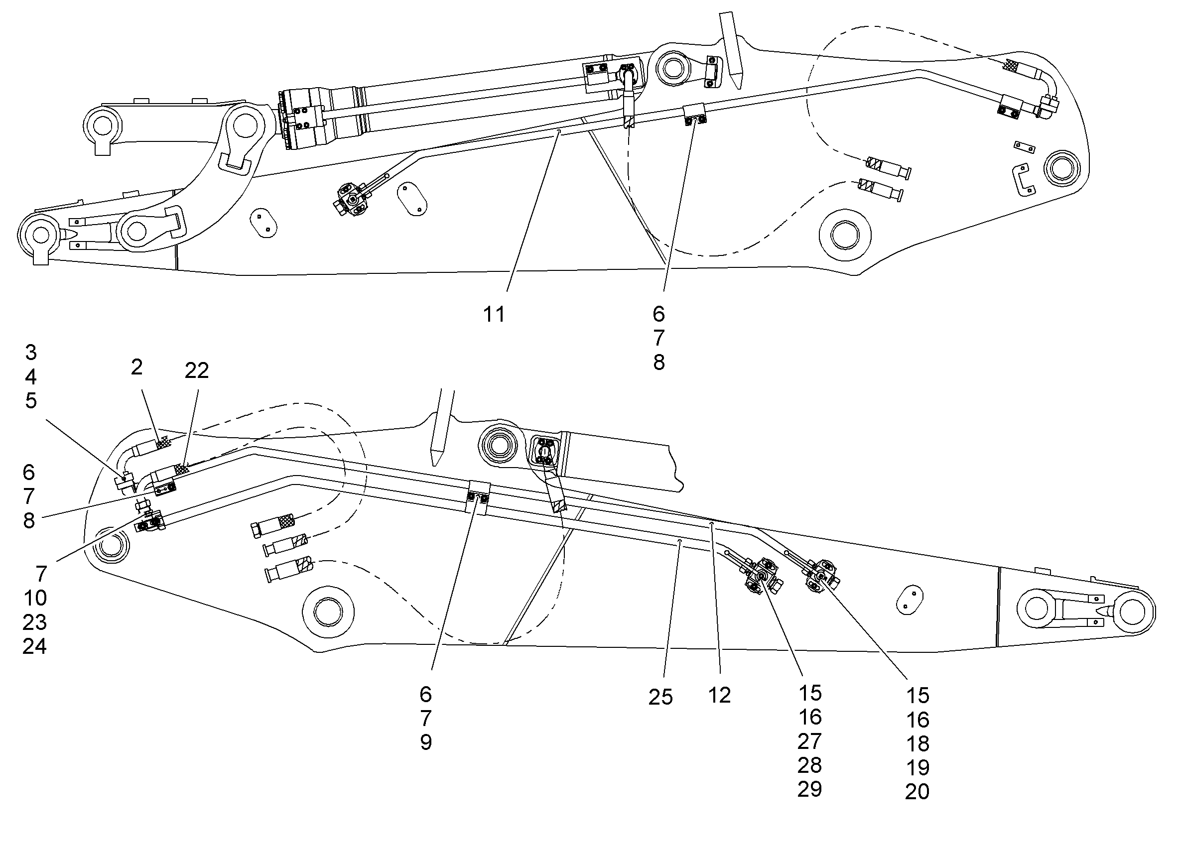 ПРОВОДКА МОНТАЖ AHS 12 10398626 LIEBHERR