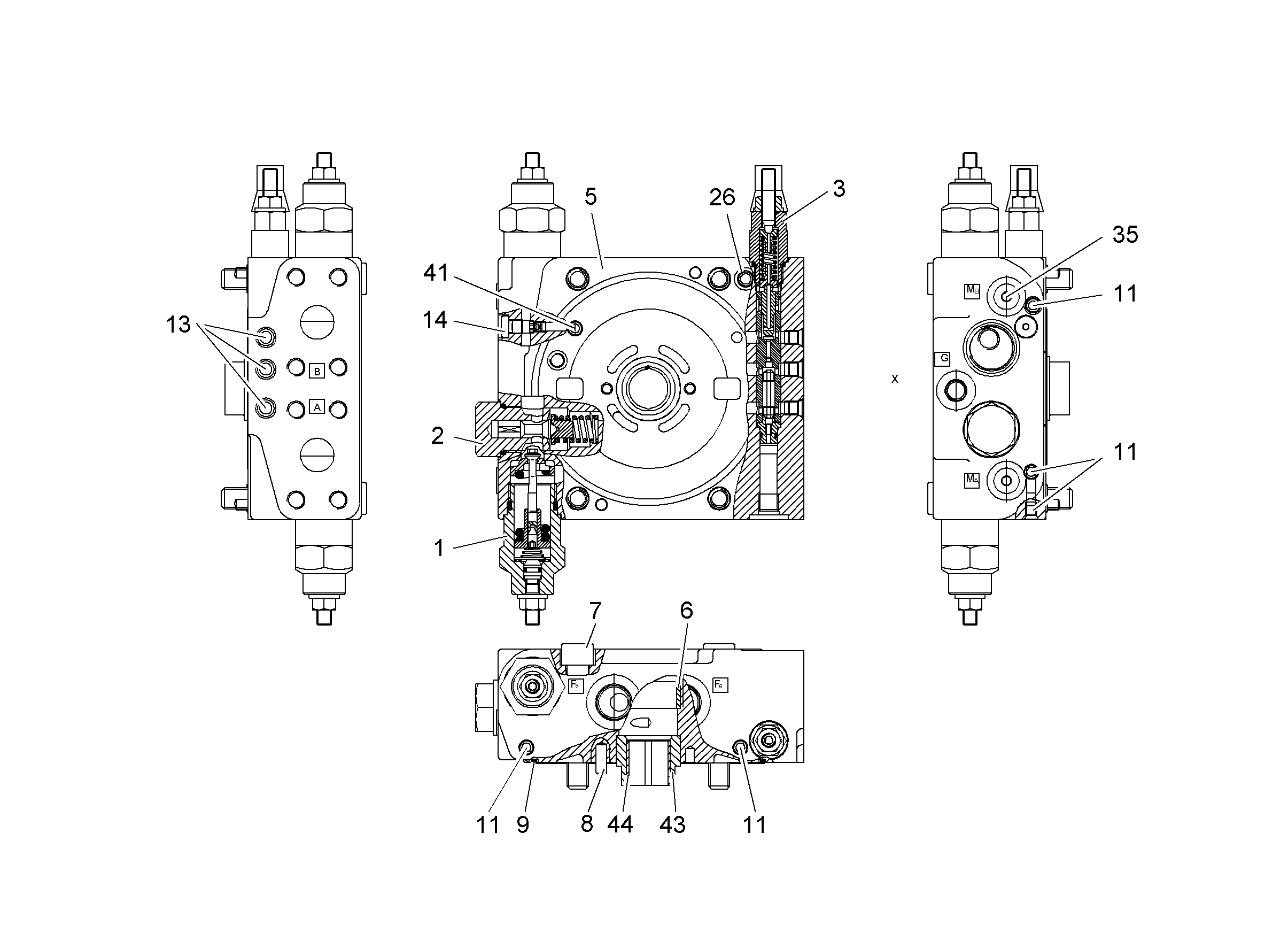 ПЛИТА СОЕДИНИТЕЛЬНАЯ 10009697 LIEBHERR