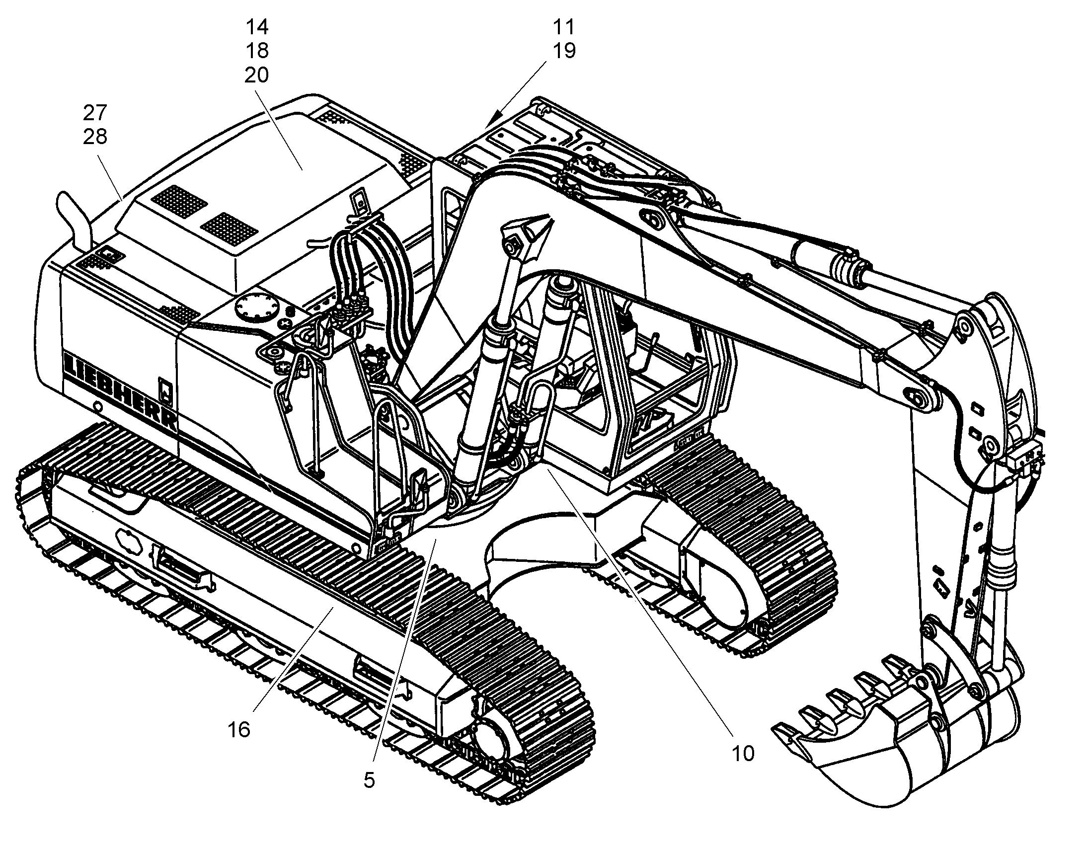 ОТОПЛЕНИЕ 9007673 LIEBHERR