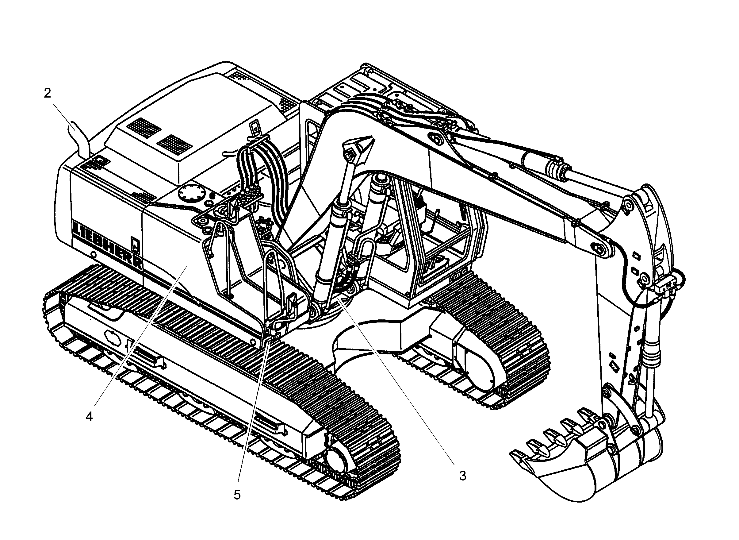 КОМПЛ. ПРОВОДОВ ПОВ. ПЛАТФ. 10053418 LIEBHERR