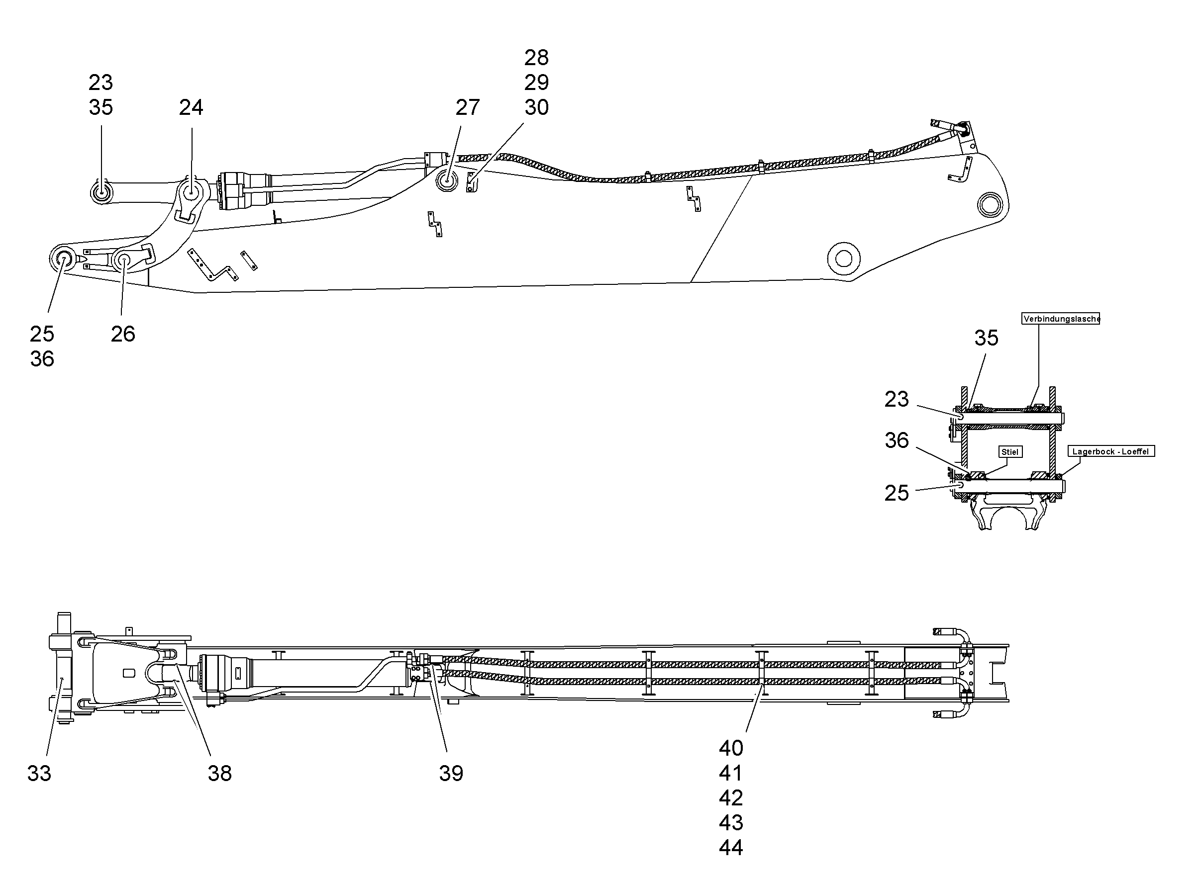 БОЛТ 50X288 9830142 LIEBHERR