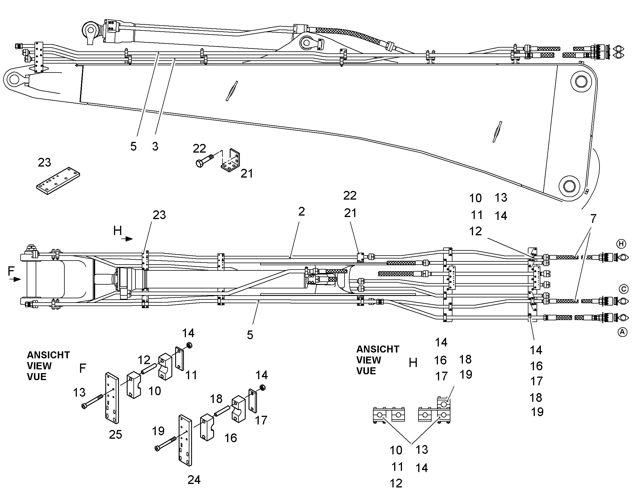 ШЛАНГ 25X1200 10003437 LIEBHERR