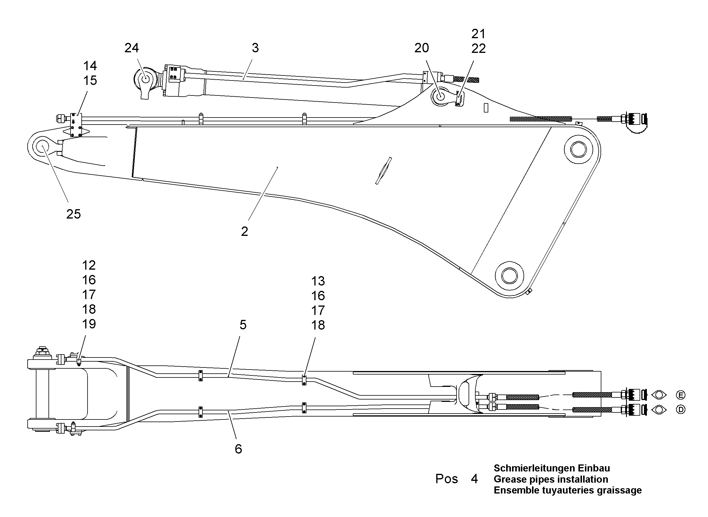 СМАЗОЧНЫЕ ЛИНИИ УСТАНОВКА 9808278 LIEBHERR