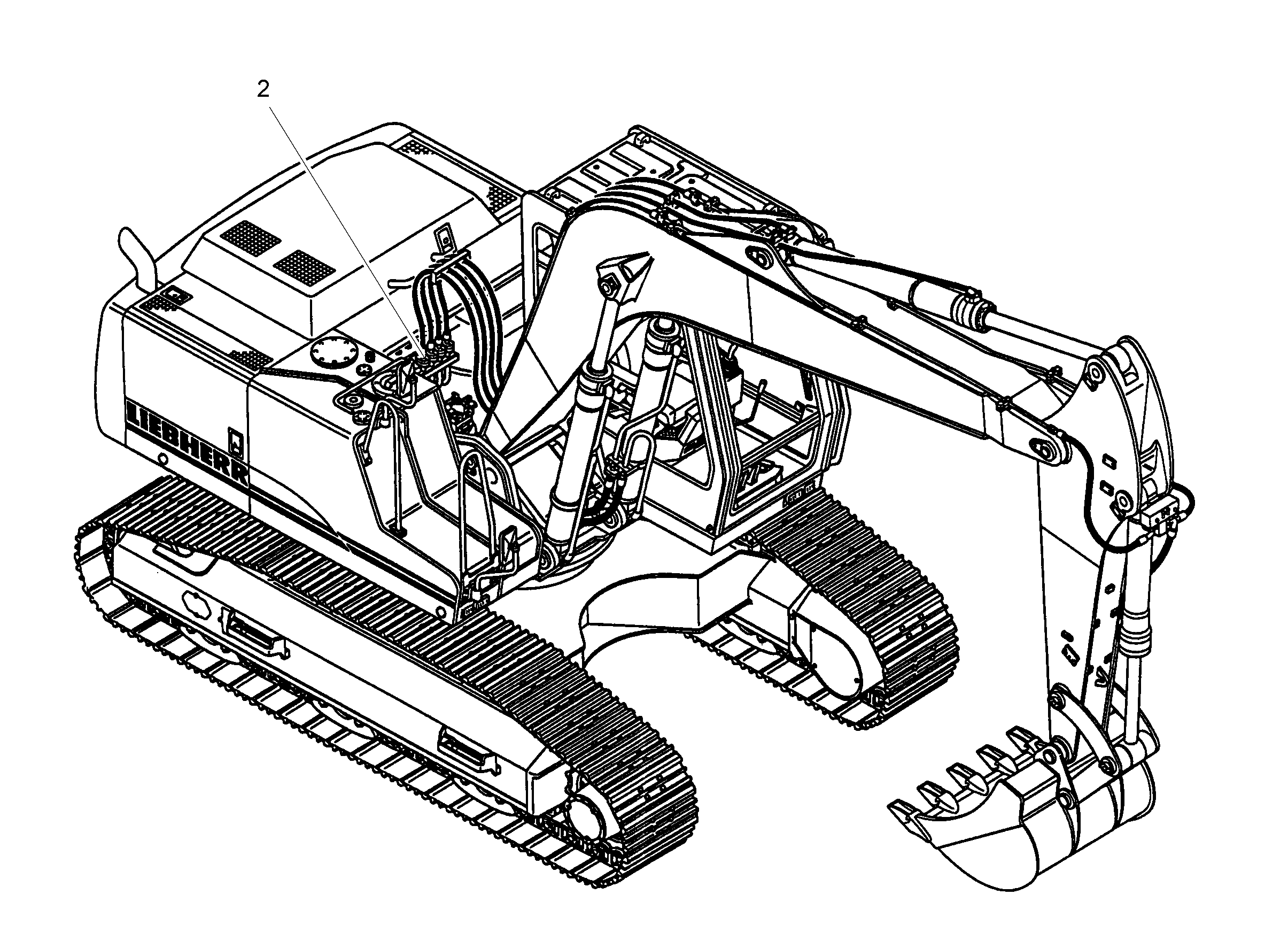 МОНТ.К-Т НАП.ЛИН.И УПР.В ШАССИ 9009194 LIEBHERR