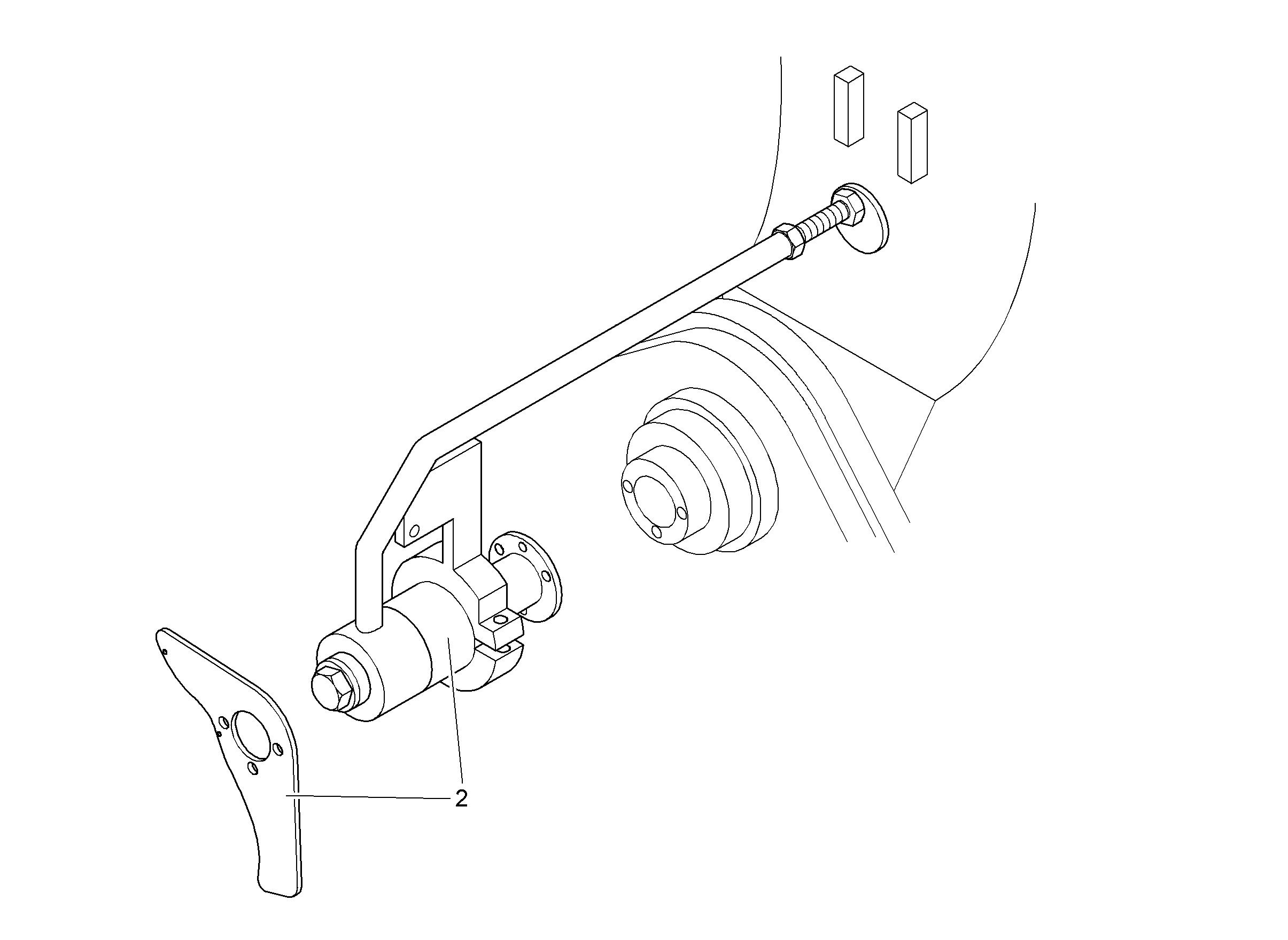 ОГРАНИЧ. ПОДЪЕМА ПОВ. СТРЕЛЫ 9010290 LIEBHERR