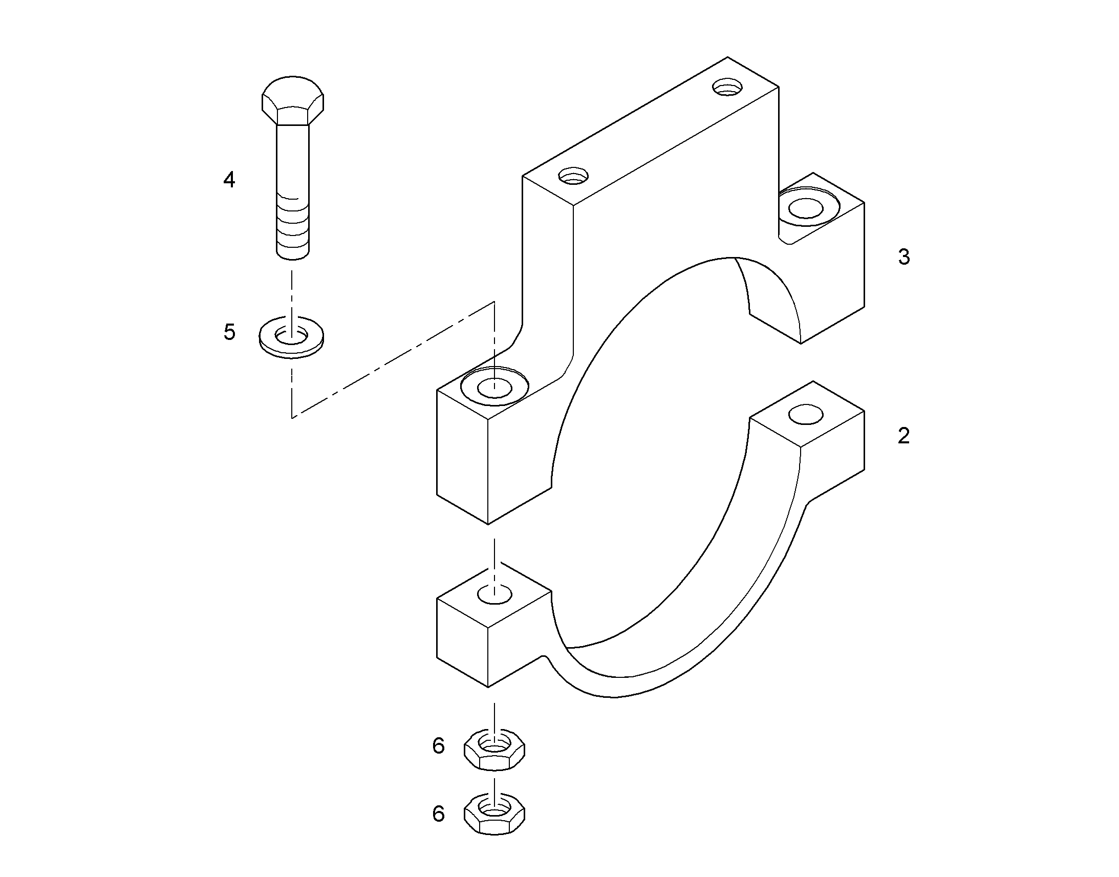 ПОЛУХОМУТИК d=146 9898641 LIEBHERR