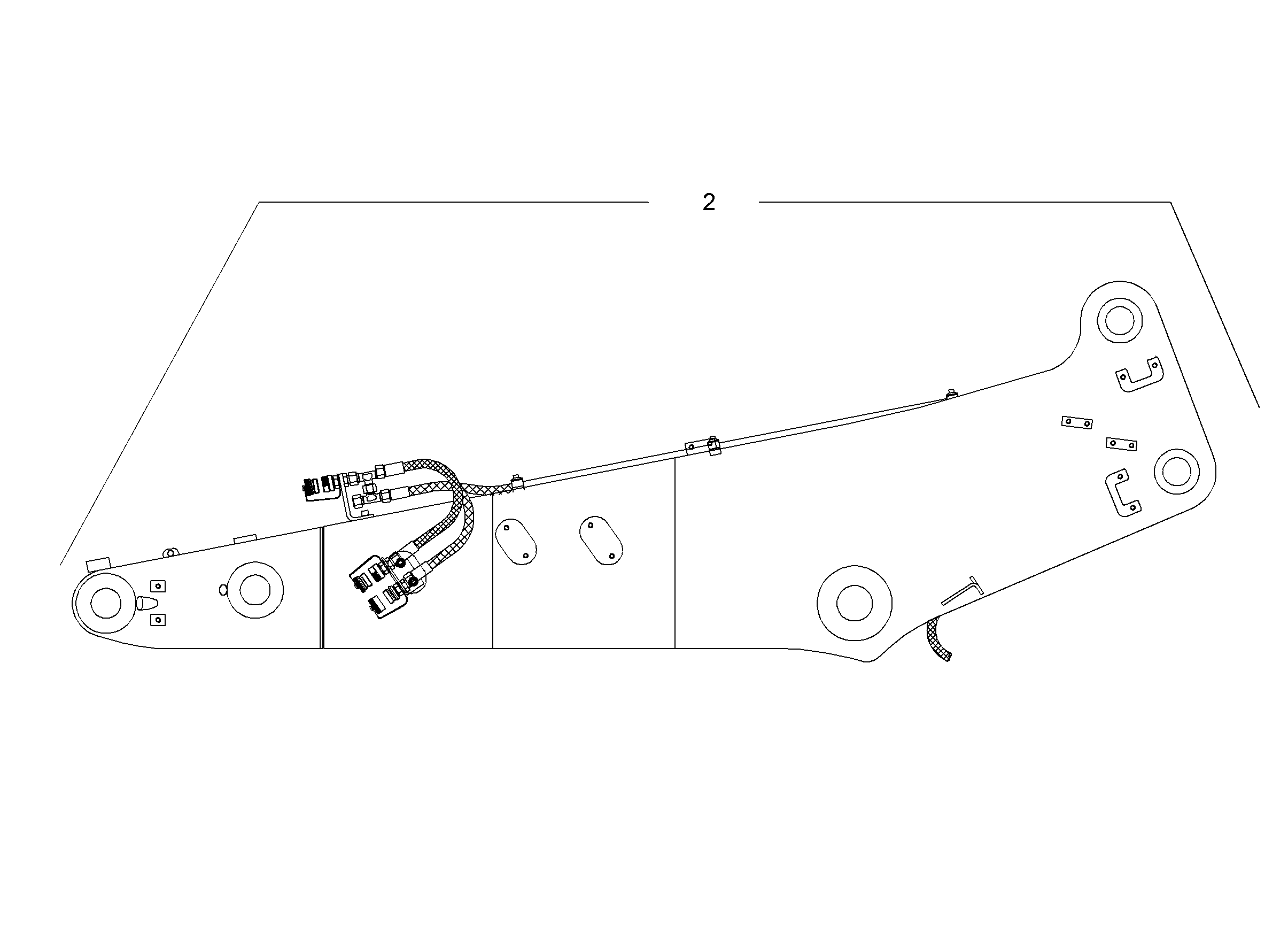 ПРОВОДКА МОНТАЖ AHS 9806535 LIEBHERR