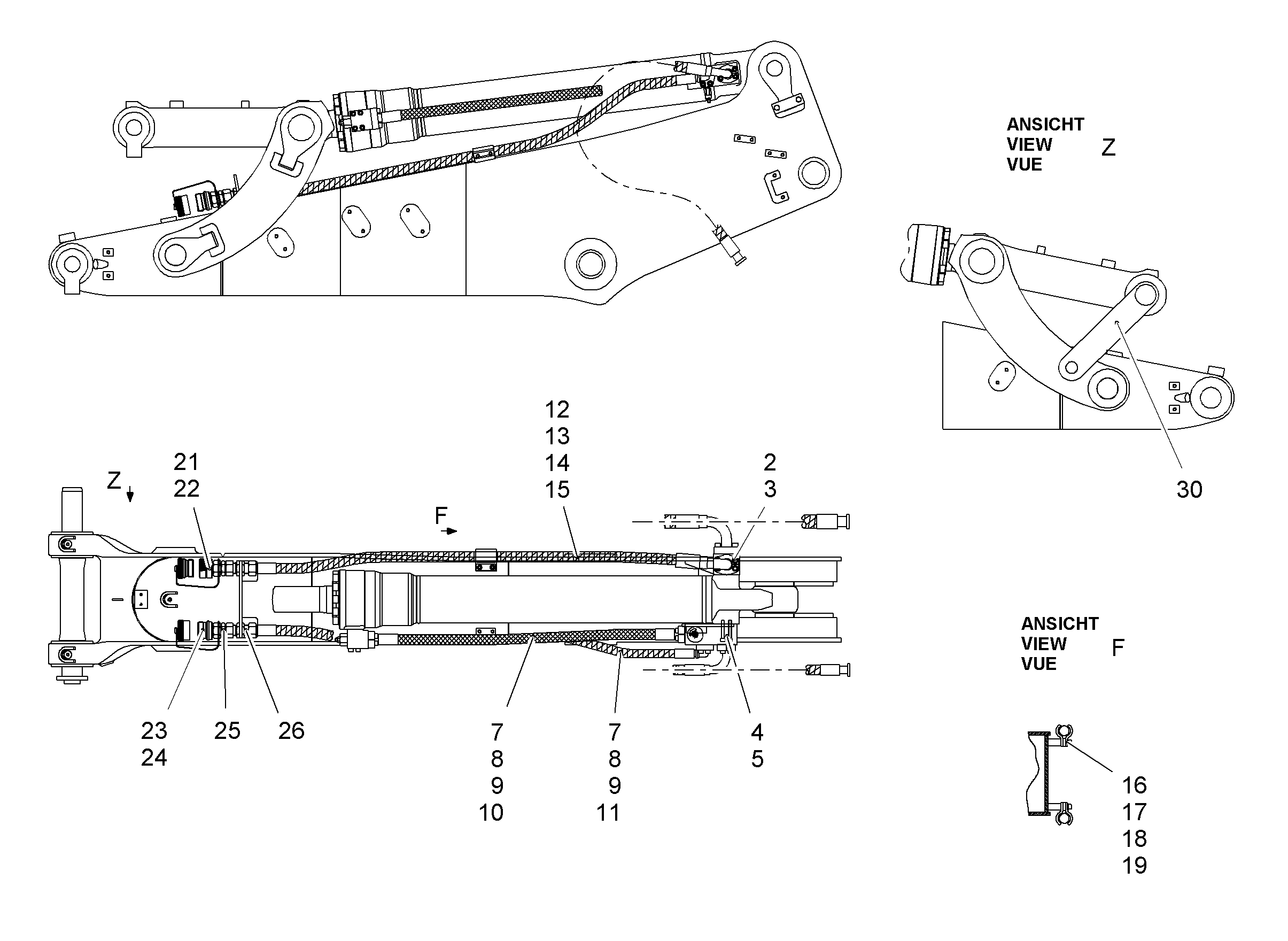 ШЛАНГ 25X1855 10005488 LIEBHERR