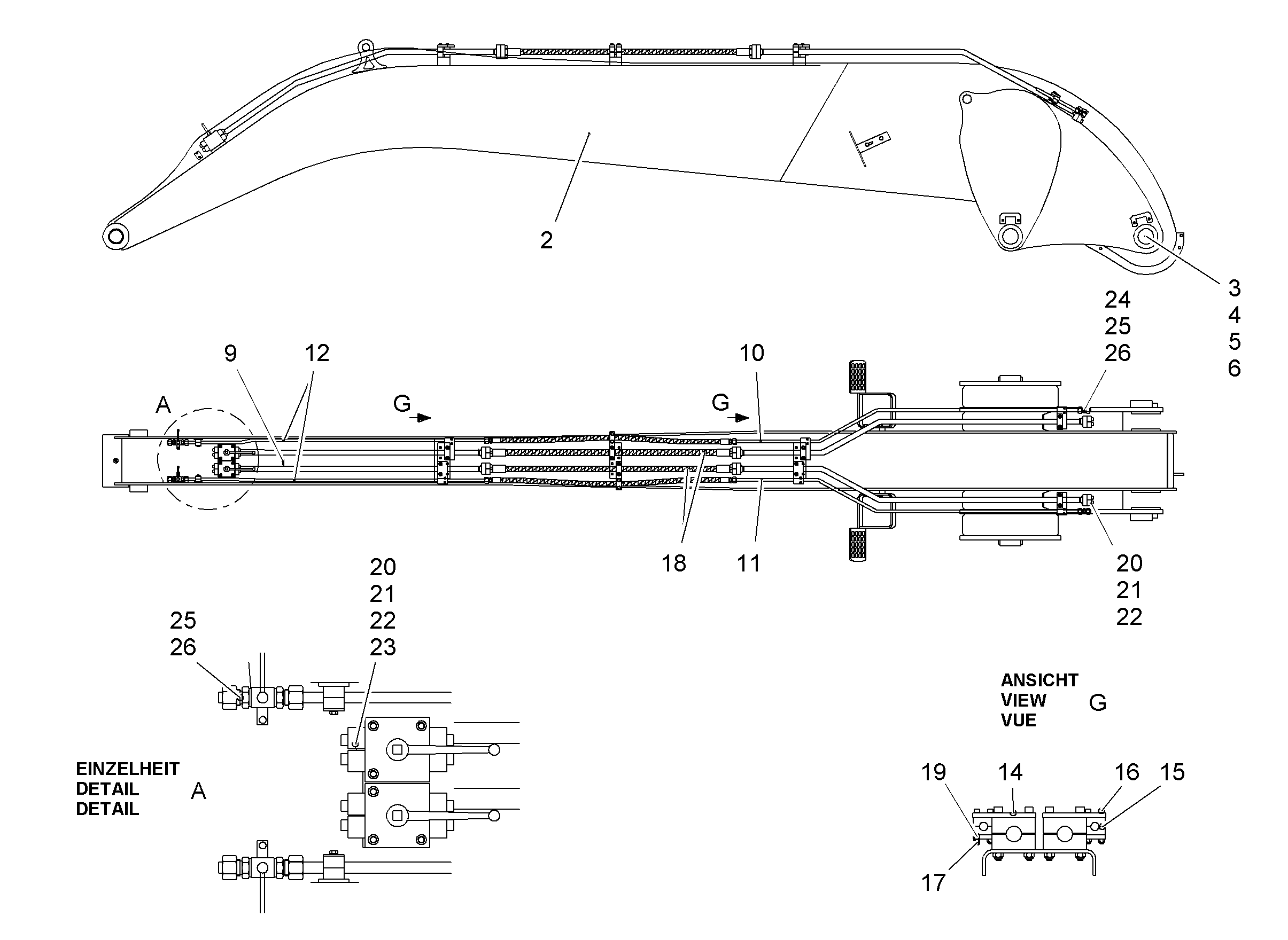 СМАЗОЧНЫЕ ЛИНИИ УСТАНОВКА 9809932 LIEBHERR