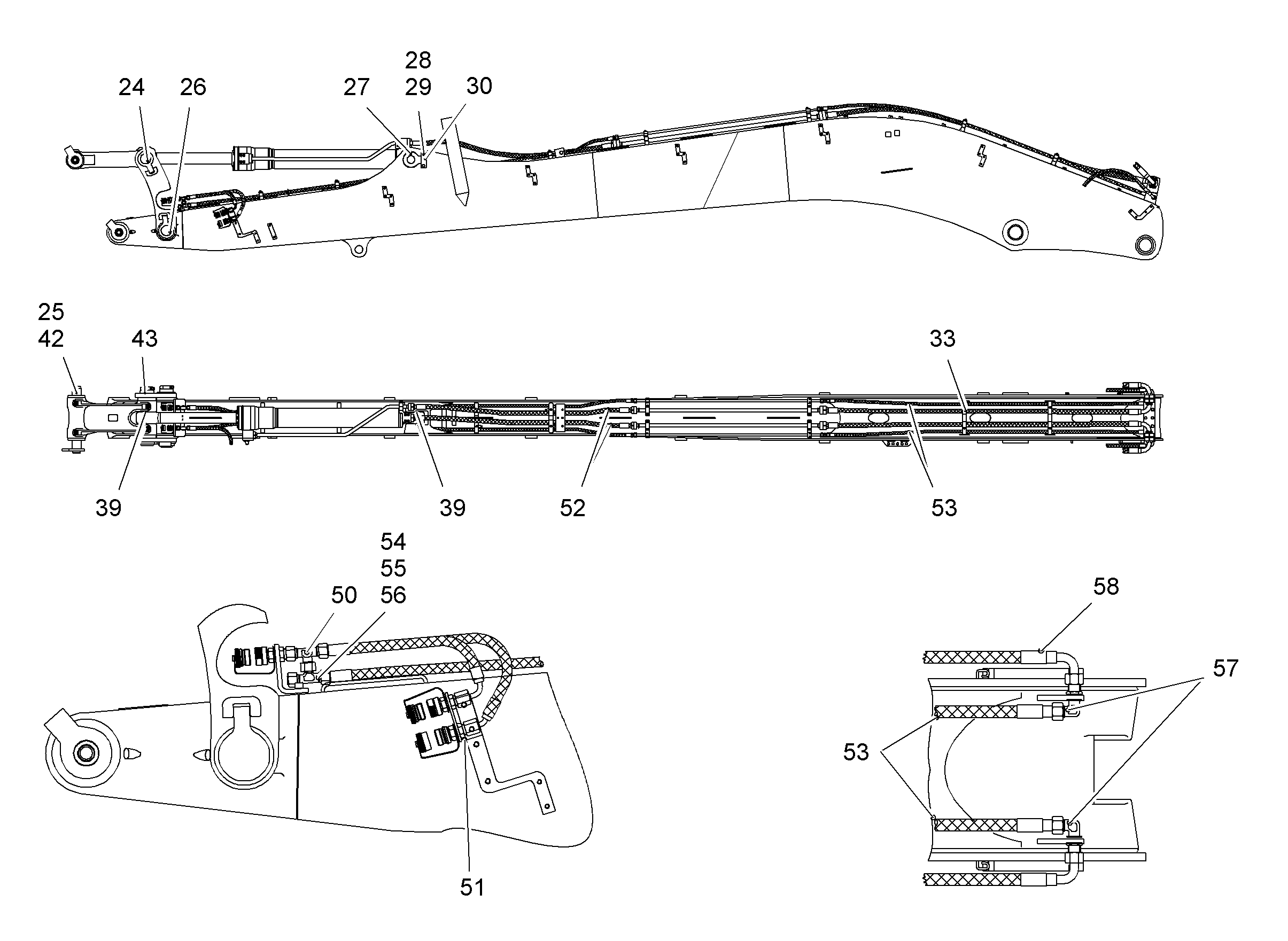 ШЛАНГ 25X1800 5610786 LIEBHERR