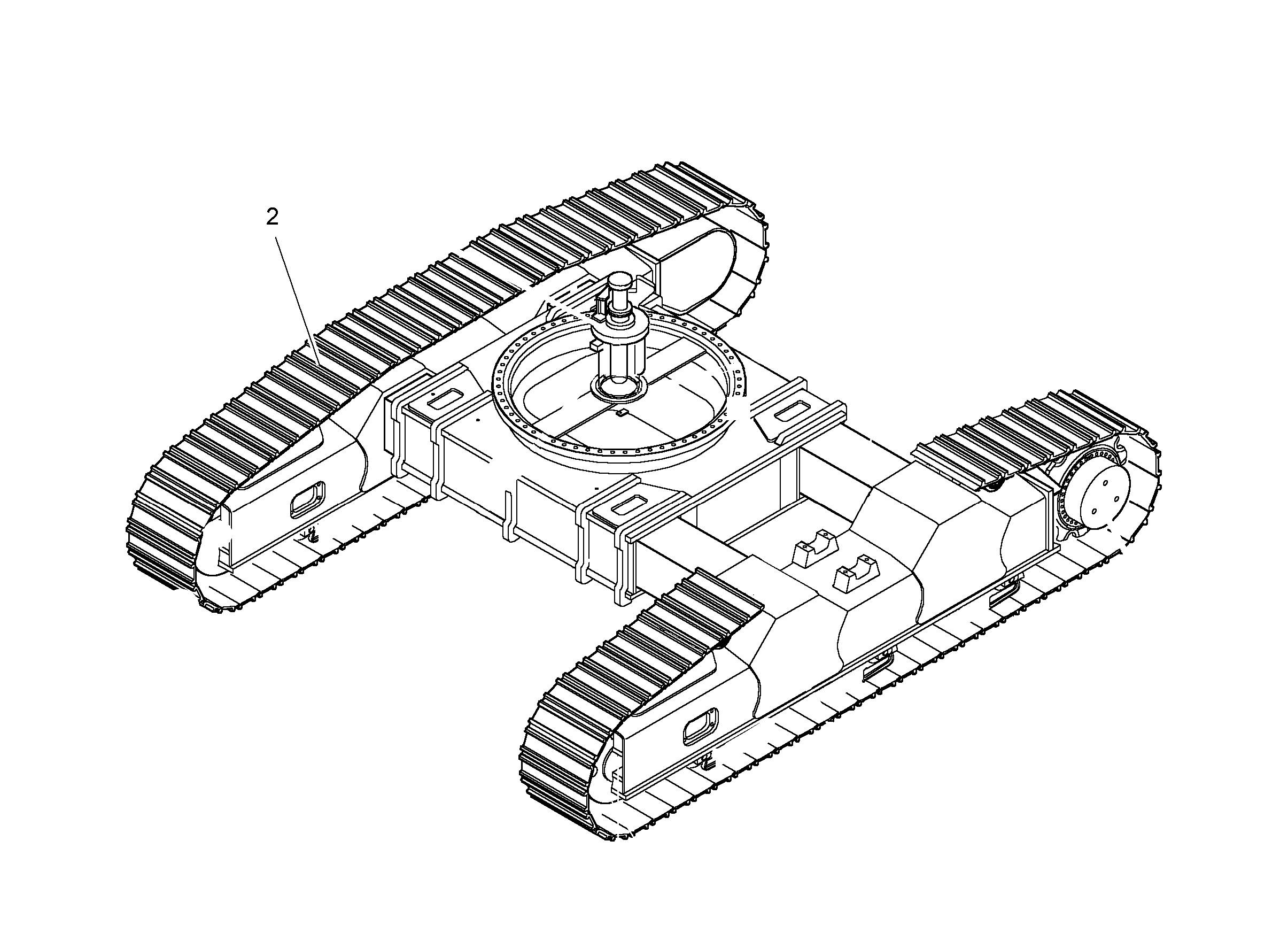 ЦЕПИ D7G 3-СТУПЕНЧАТАЯ ОСНОВА 800MM 9009594 LIEBHERR