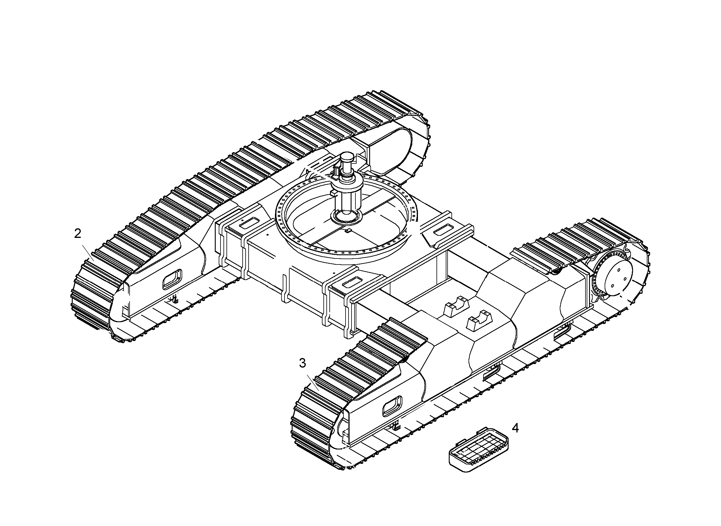 ВХОДНАЯ ЛЕСТНИЦА 10013125 LIEBHERR
