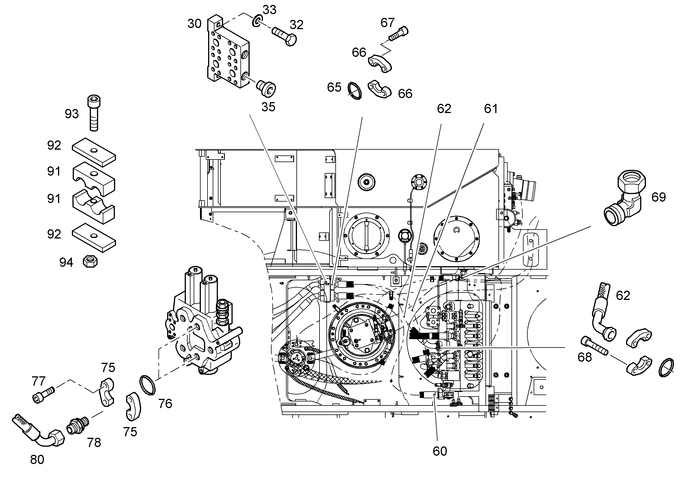 ШЛАНГ 12X1900 10021939 LIEBHERR