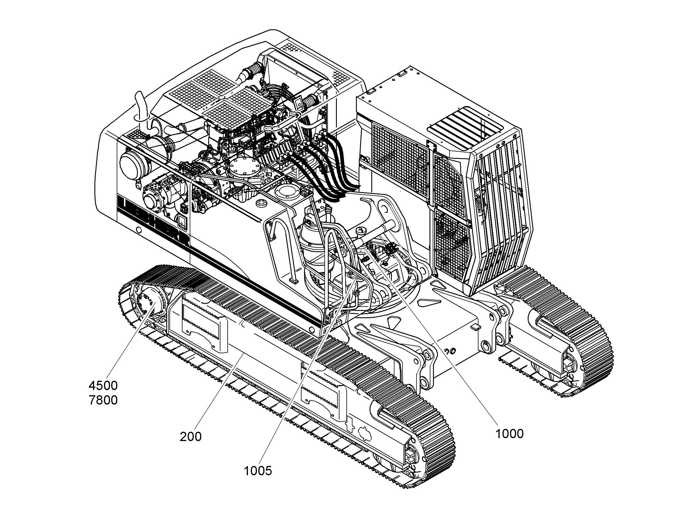 ПОВОДОК, УСТАНОВКА 9015069 LIEBHERR