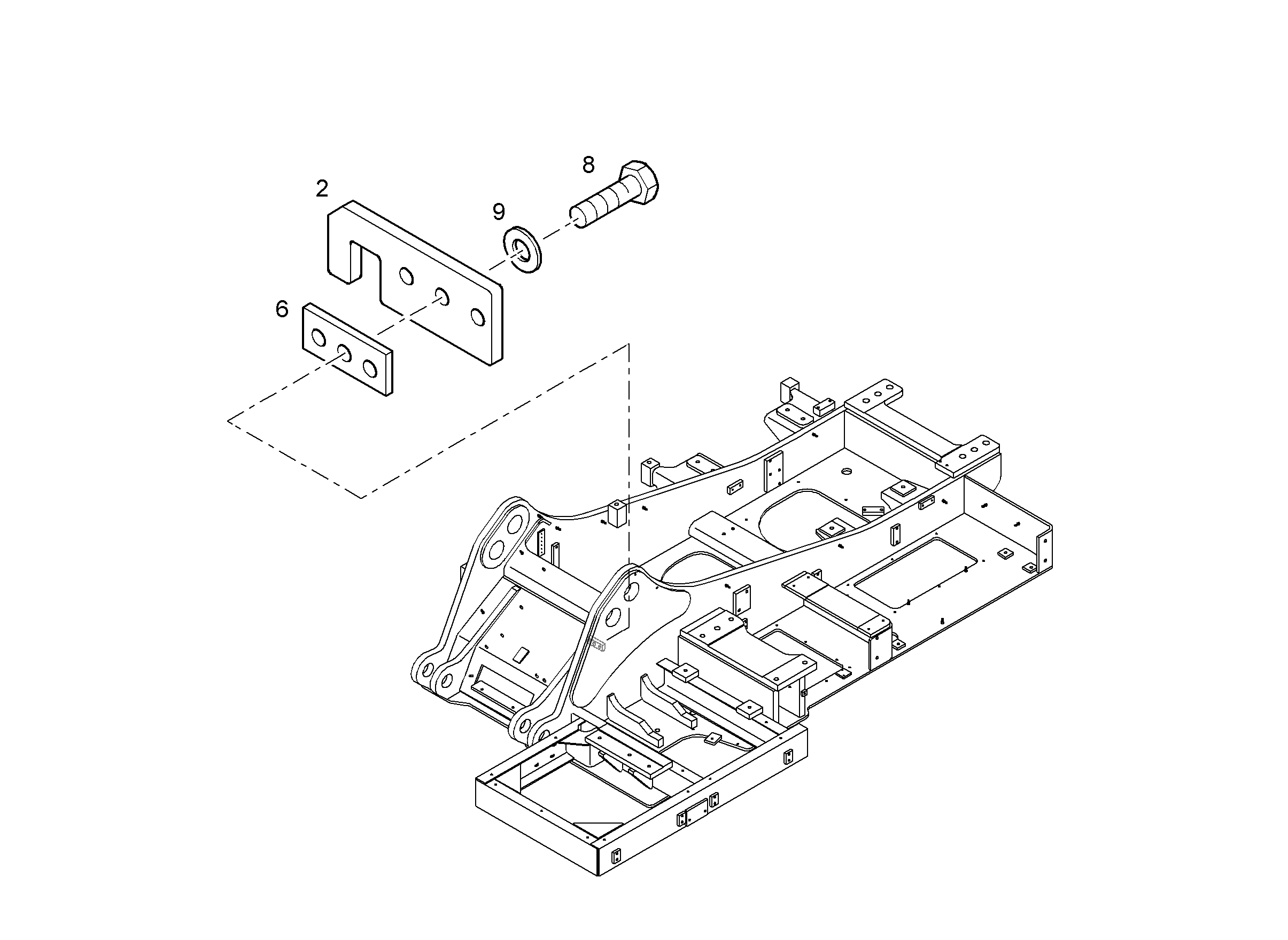 ПОВОДОК 9018855 LIEBHERR