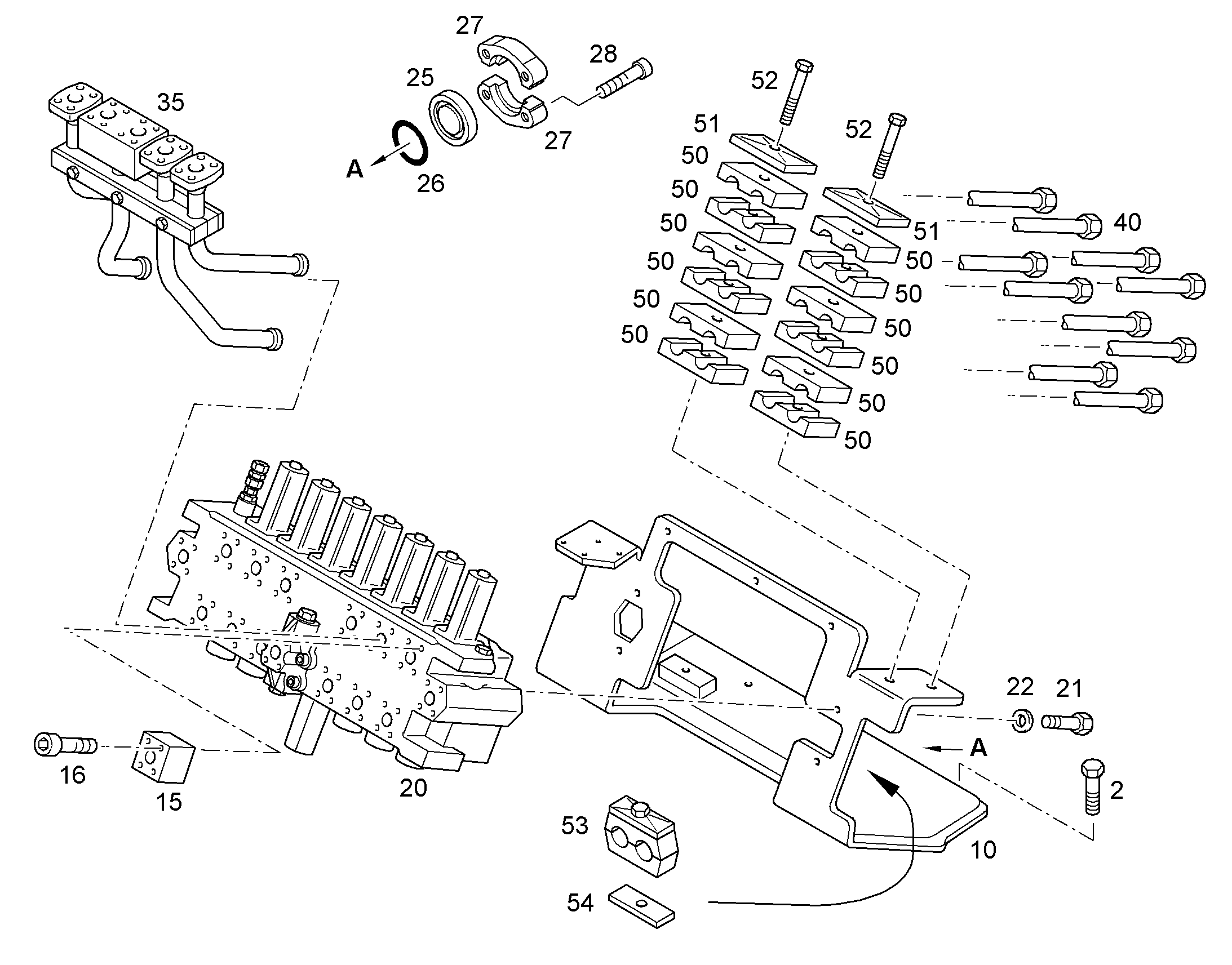 ЛИНИЯ УПРАВЛЯЮЩАЯ КОМПЛЕКТ 9014852 LIEBHERR
