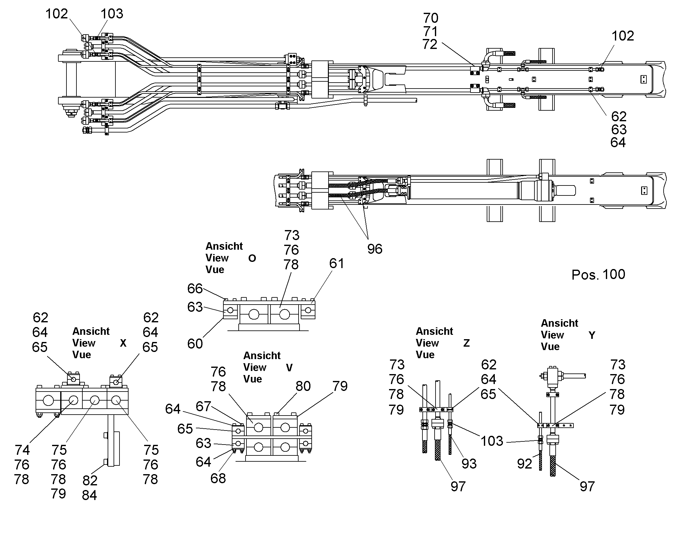 СМАЗОЧНЫЕ ЛИНИИ УСТАНОВКА 9012889 LIEBHERR