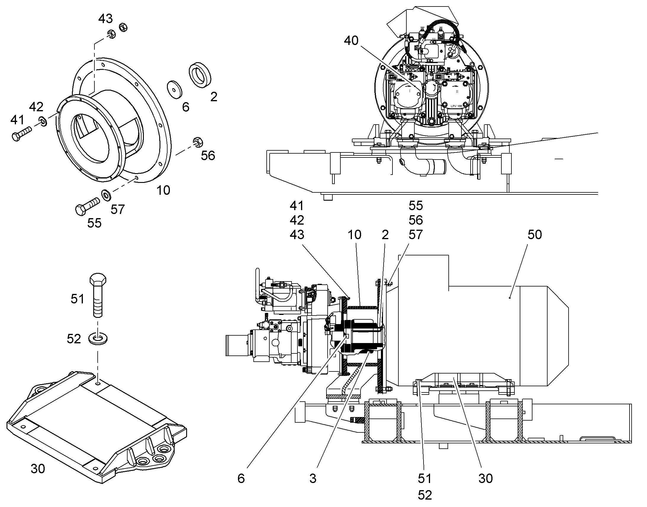 НАСОСЫ И СОЕДИНЕНИЯ 10095529 LIEBHERR