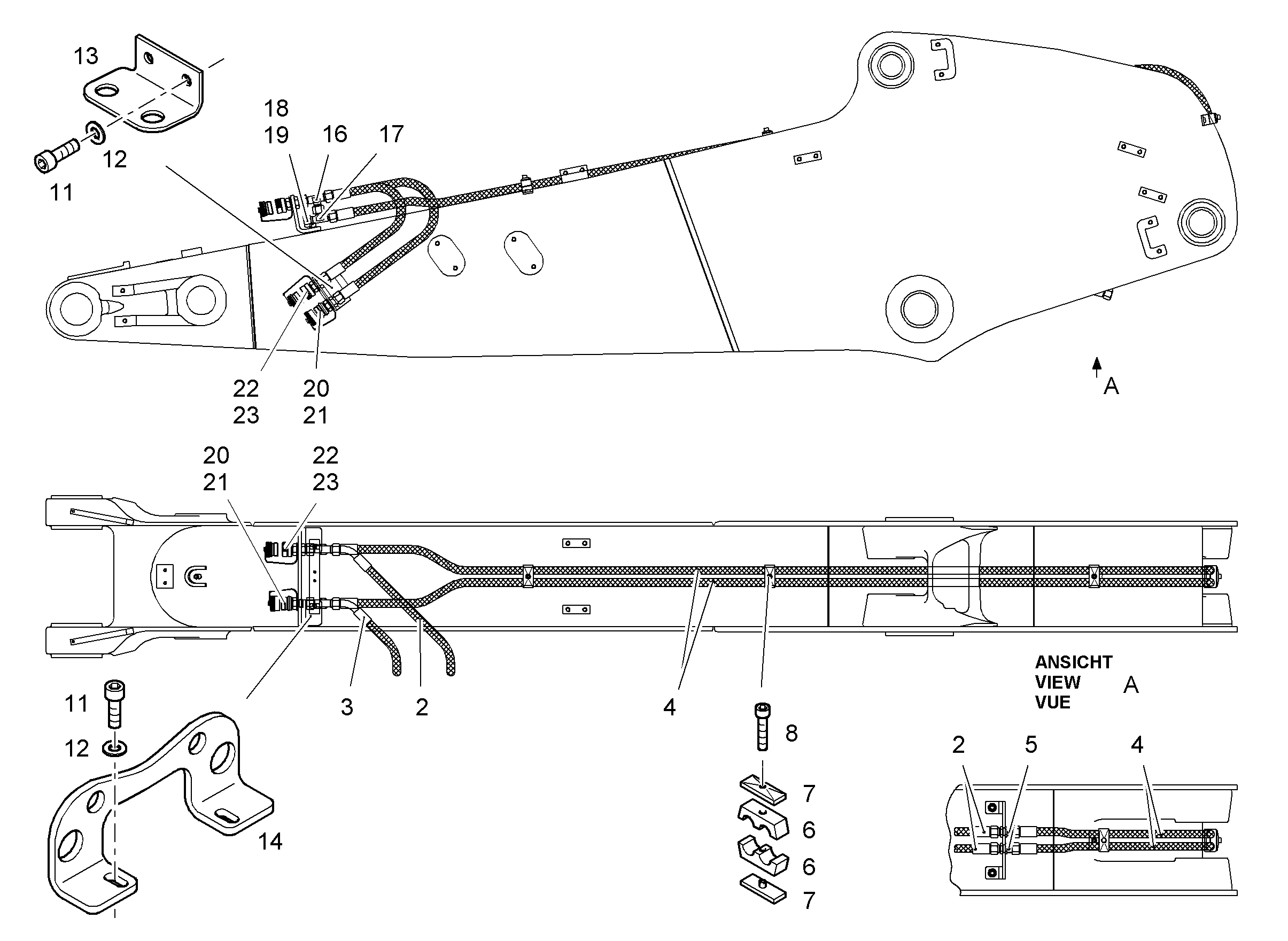 ШЛАНГ 12X3550 10002079 LIEBHERR