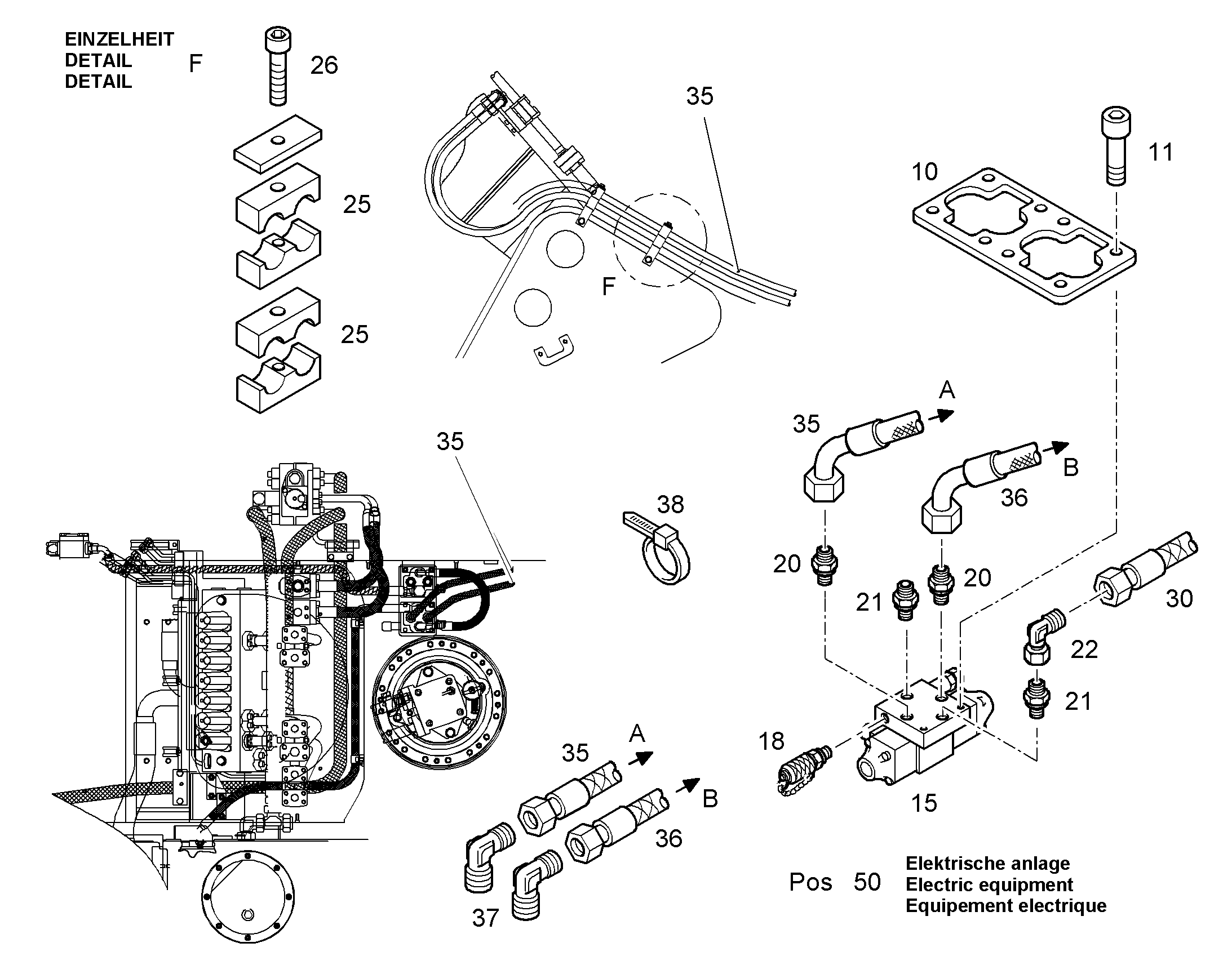 ШЛАНГ 12X1950 10028198 LIEBHERR