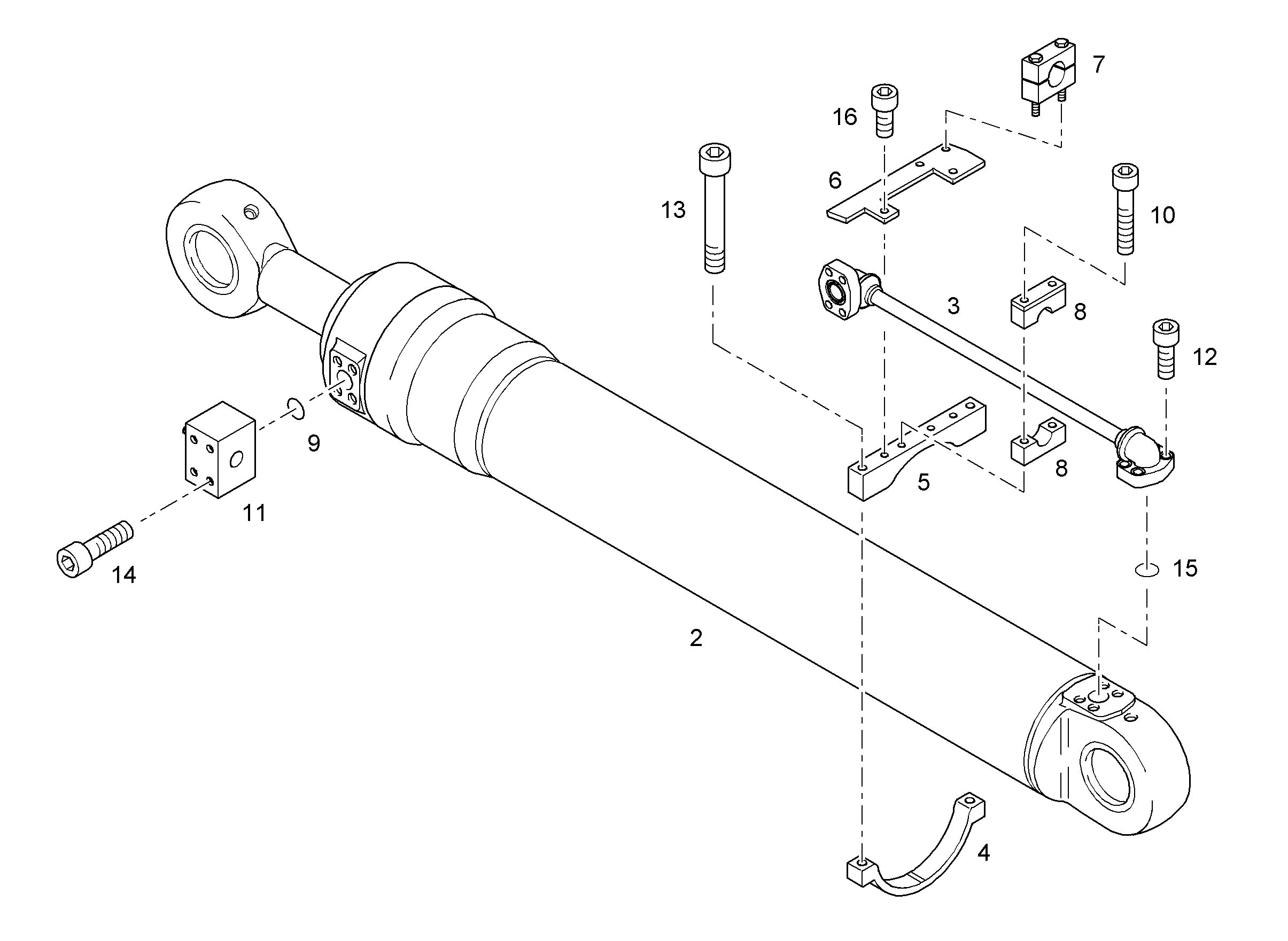СКОБА d=192 9863134 LIEBHERR