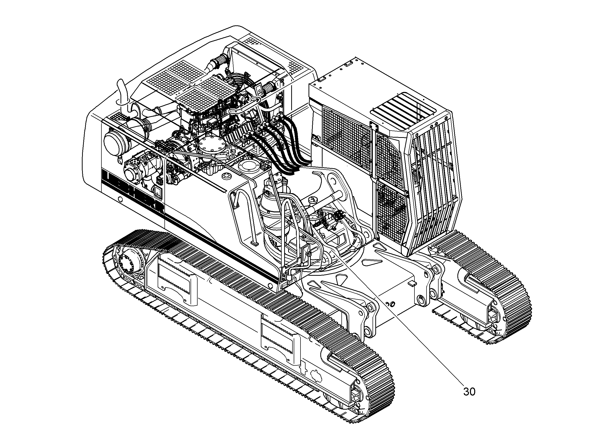 ПОВОРОТНАЯ ПЛАТФОРМА 10049265 LIEBHERR