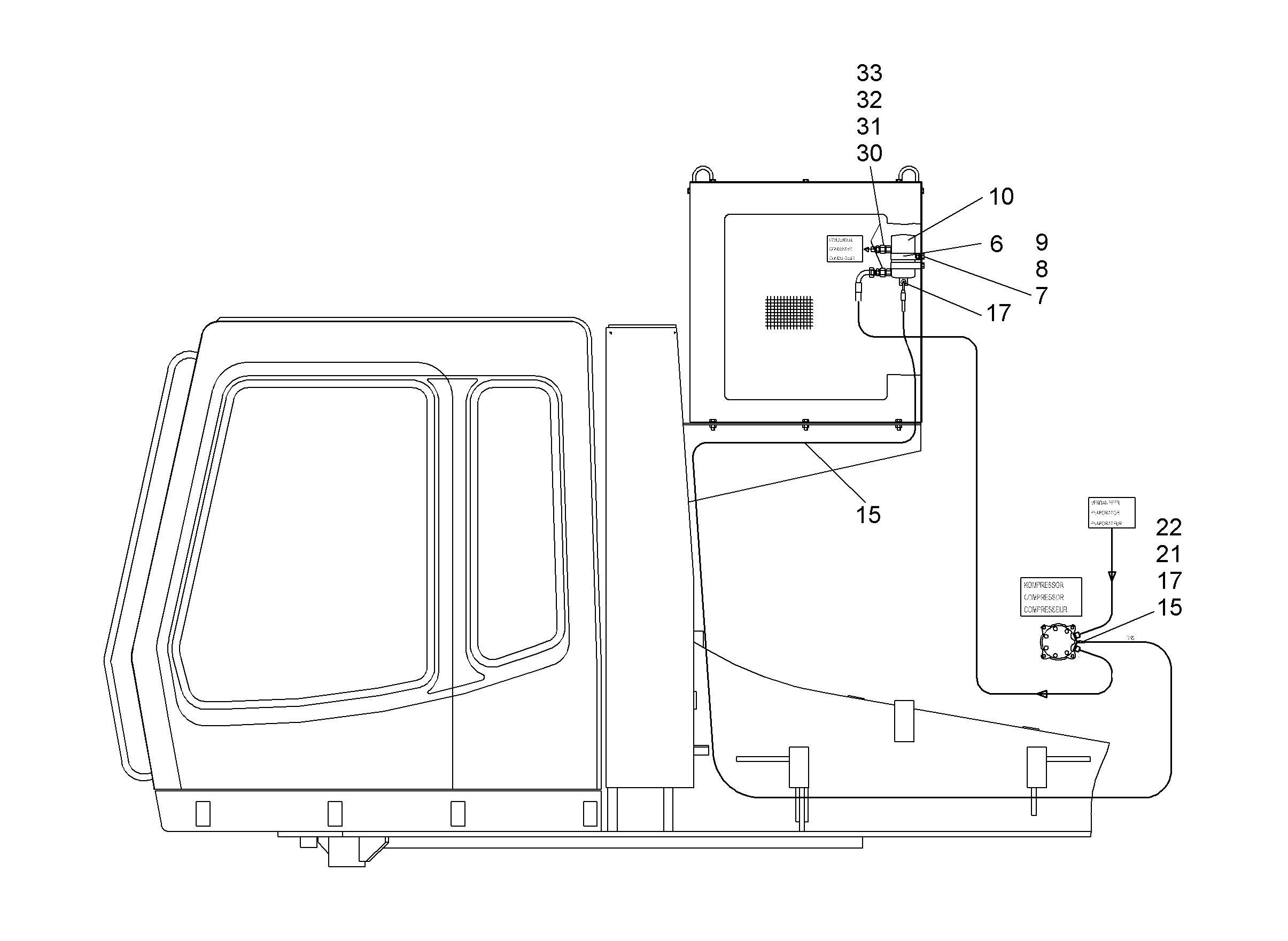 ШЛАНГ 5X8700 10008365 LIEBHERR