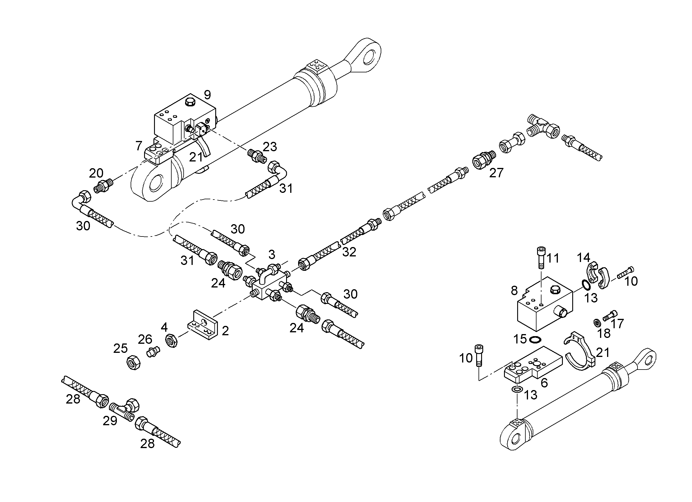 КЛАПАН ПРЕДОХРАНИТЕЛЬНЫЙ 10032652 LIEBHERR