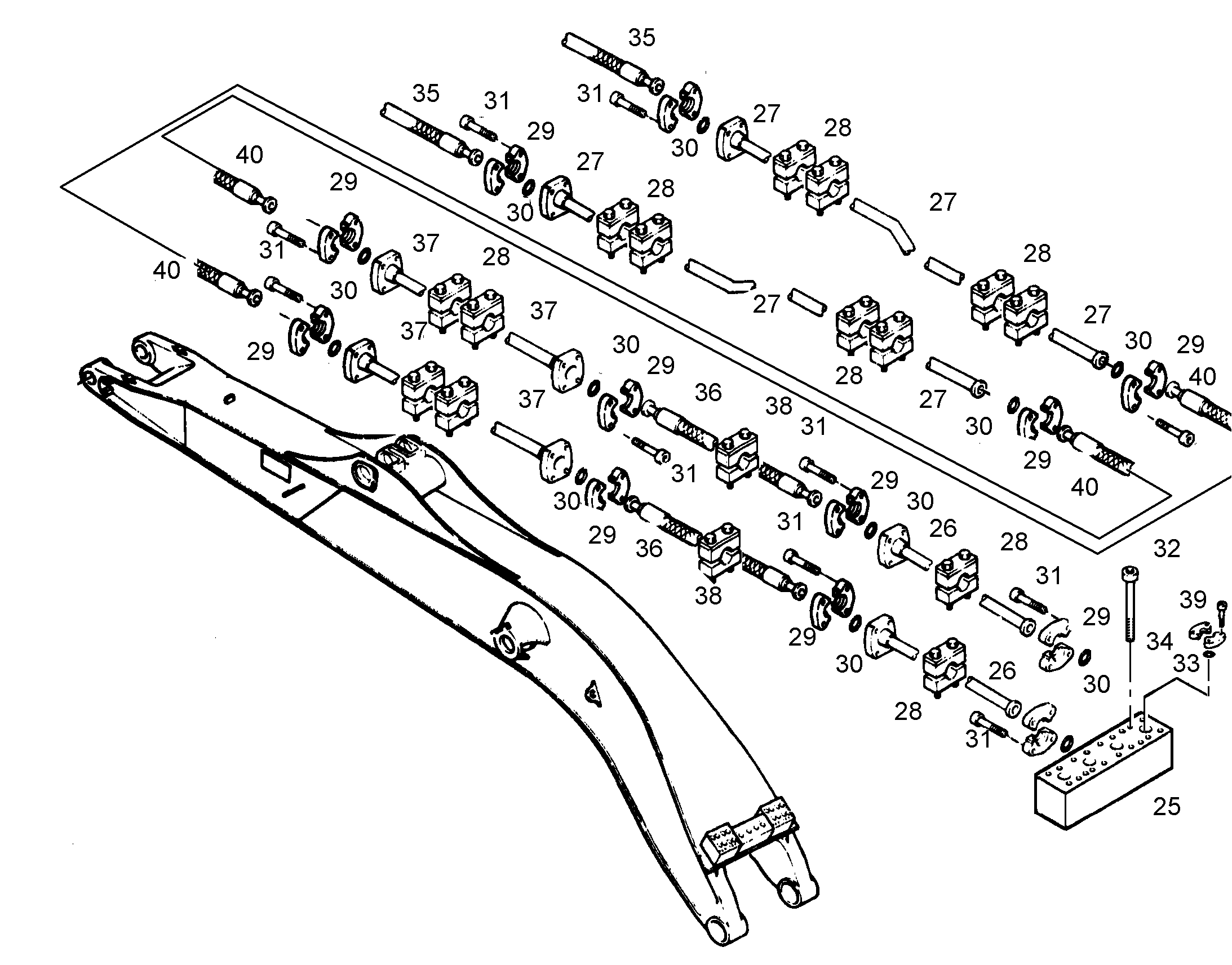 ШЛАНГ 40X800 10016111 LIEBHERR