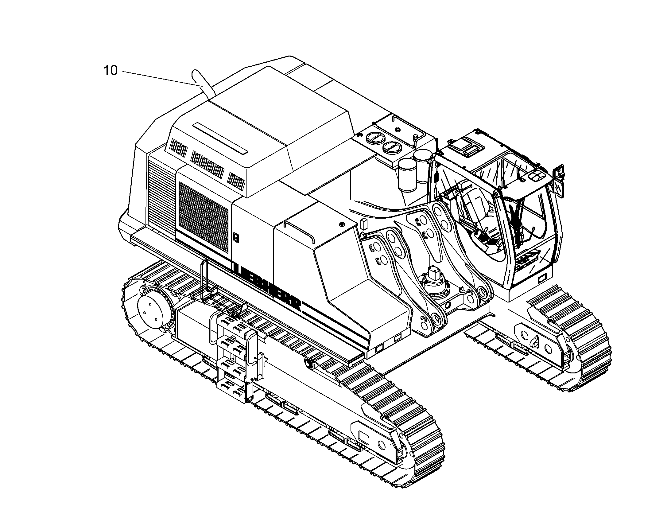 СИСТ. ВЫПУСКА ОГ ИЗОЛИРОВАННАЯ 10094167 LIEBHERR