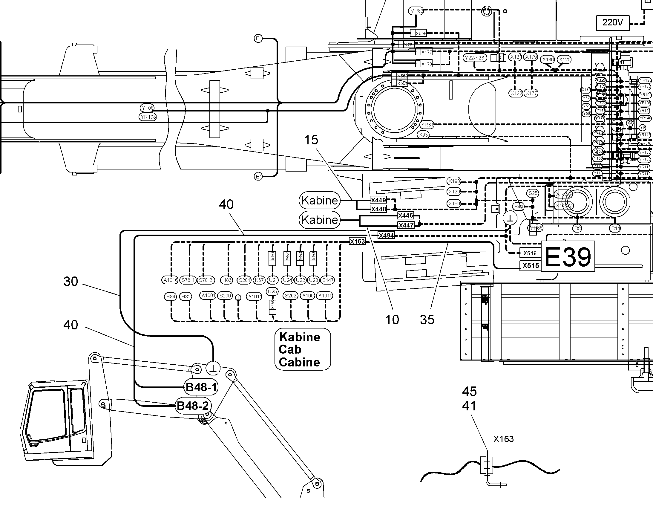 КОЛОДКА ШТЕКЕРНАЯ 9014892 LIEBHERR
