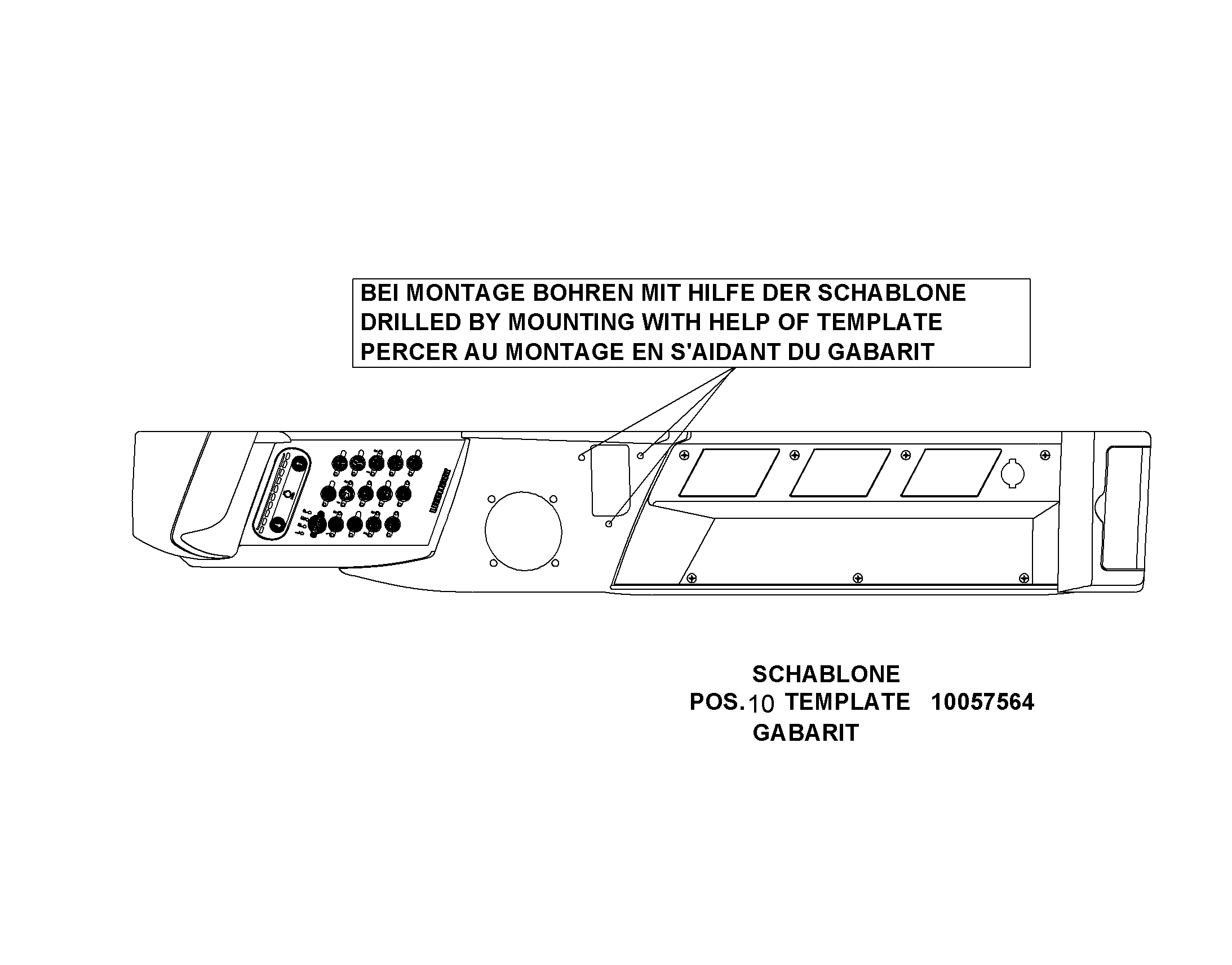 ШАБЛОН 10057564 LIEBHERR
