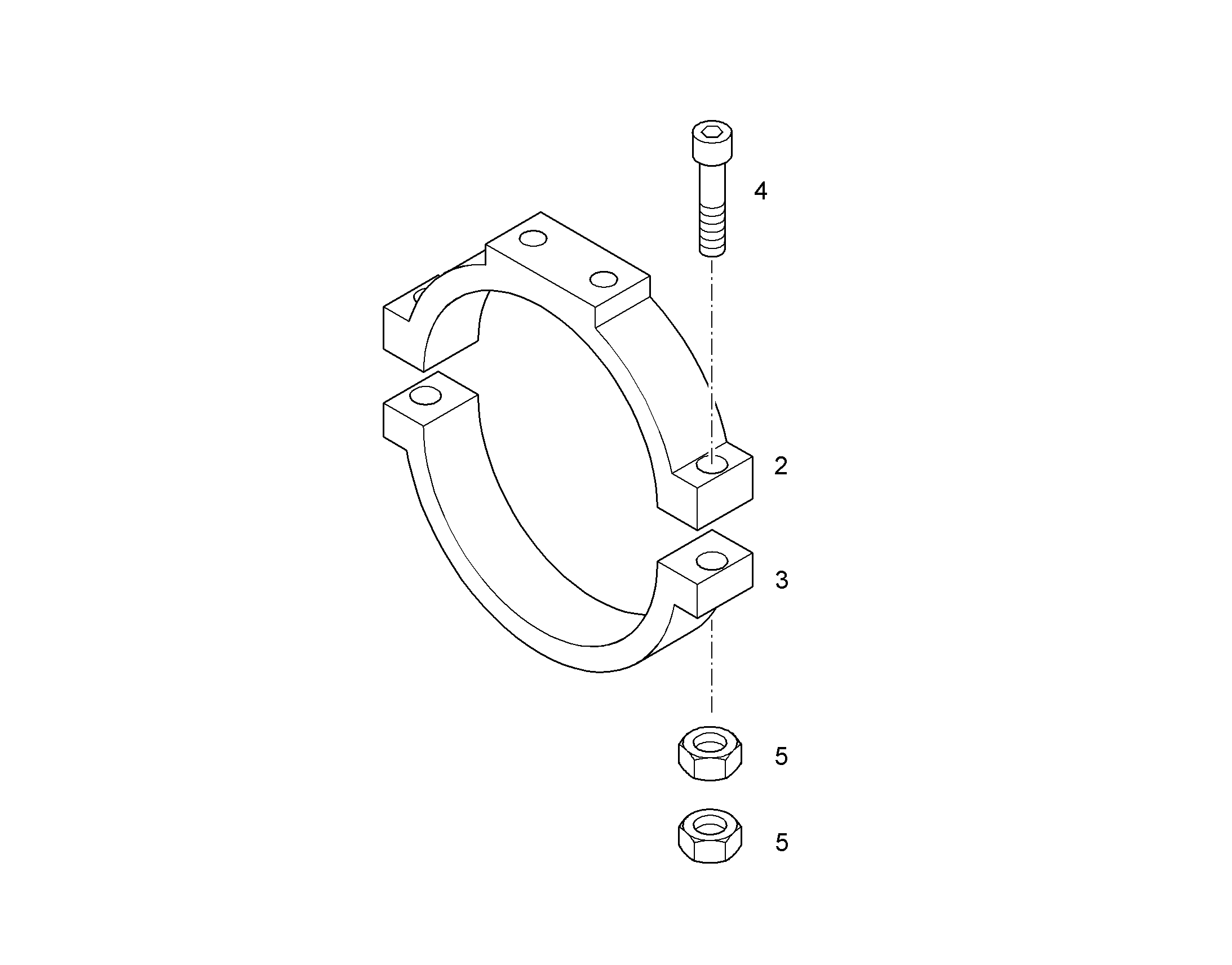 ПОЛУХОМУТИК d=193 9017042 LIEBHERR