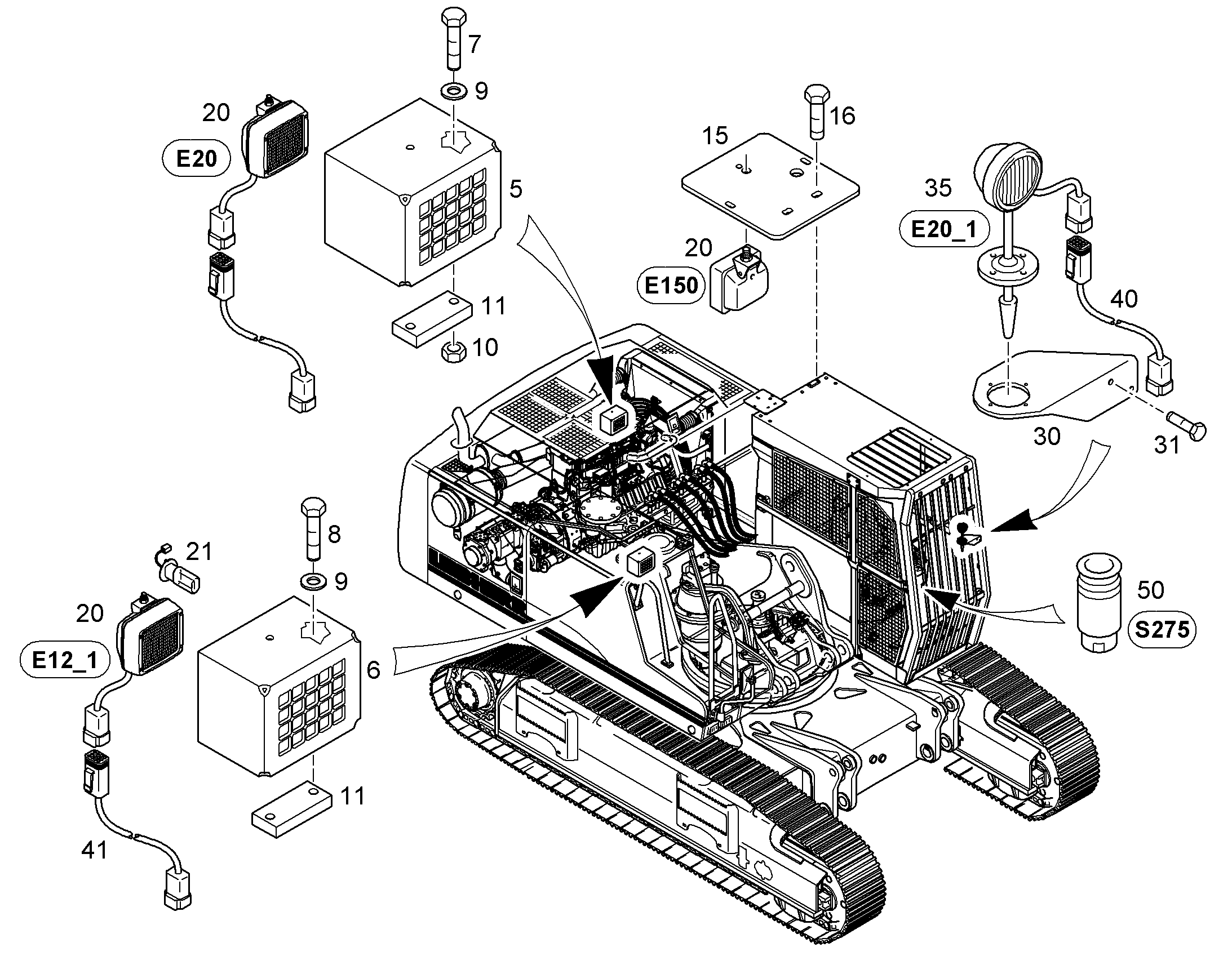 ПЕРЕКЛЮЧАТЕЛЬ В СБОРЕ S275 9935775 LIEBHERR