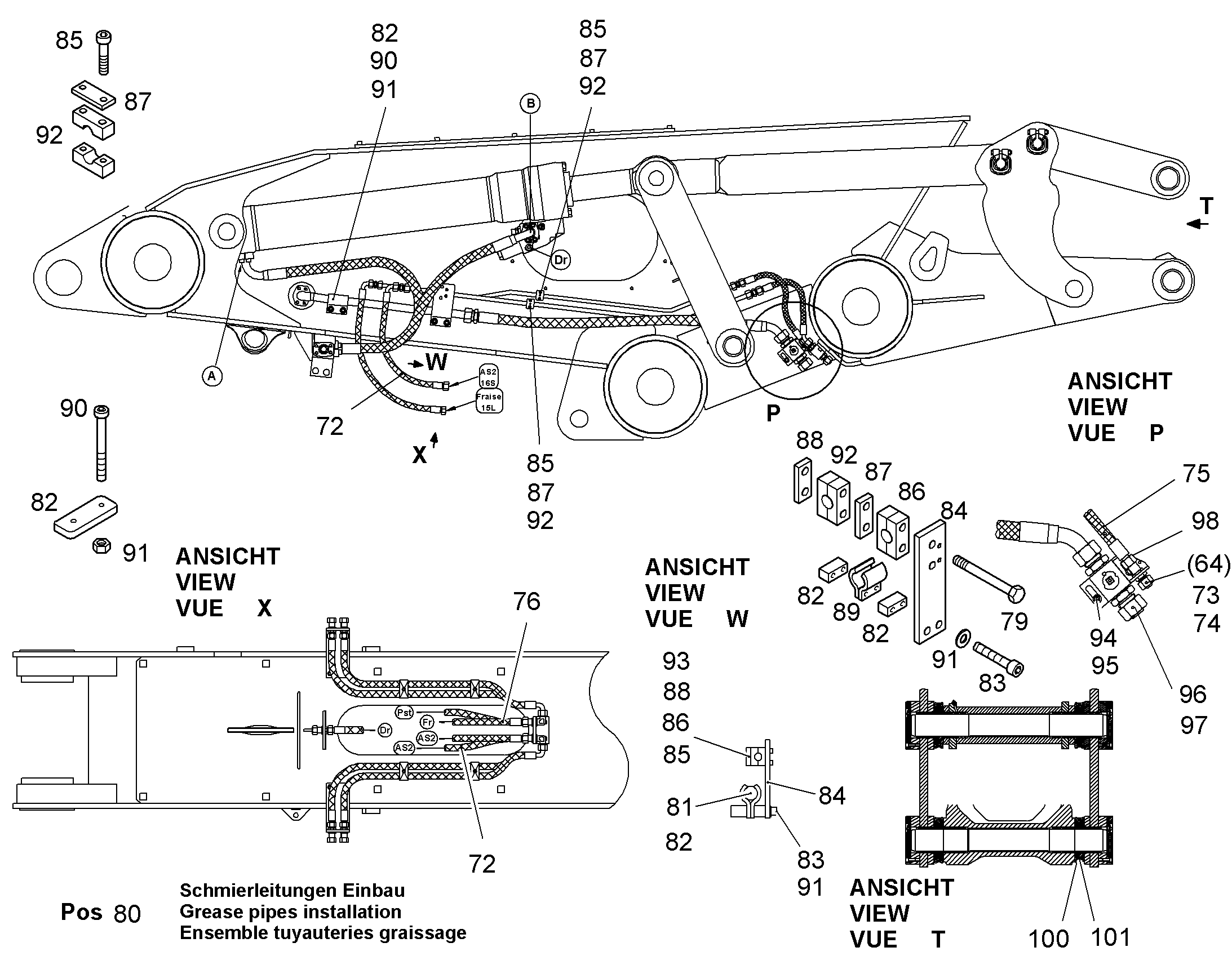 СМАЗОЧНЫЕ ЛИНИИ УСТАНОВКА 9014973 LIEBHERR