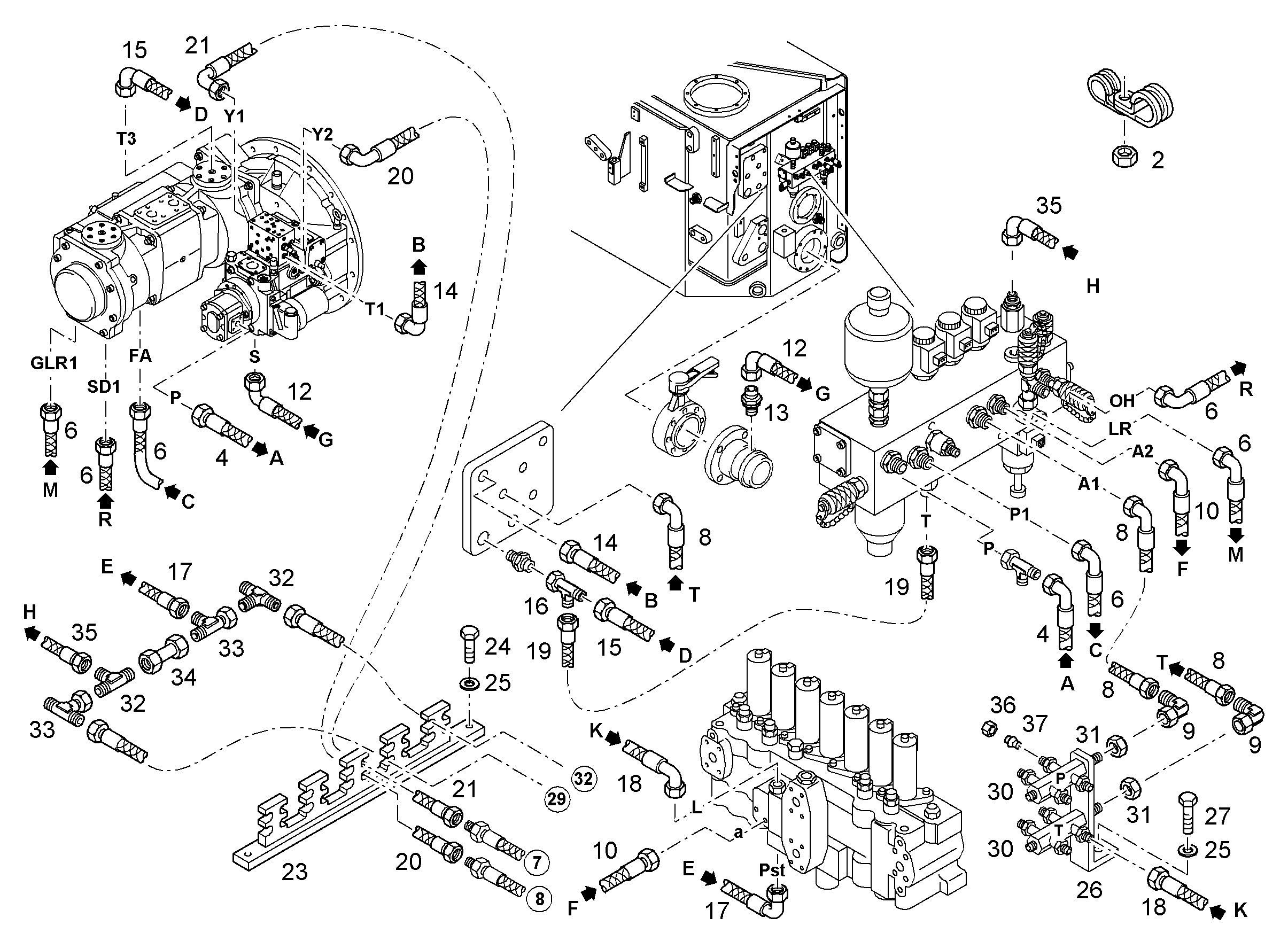 ПЕРЕКЛЮЧЕНИЕ УПРАВЛЕНИЕ 9012976 LIEBHERR
