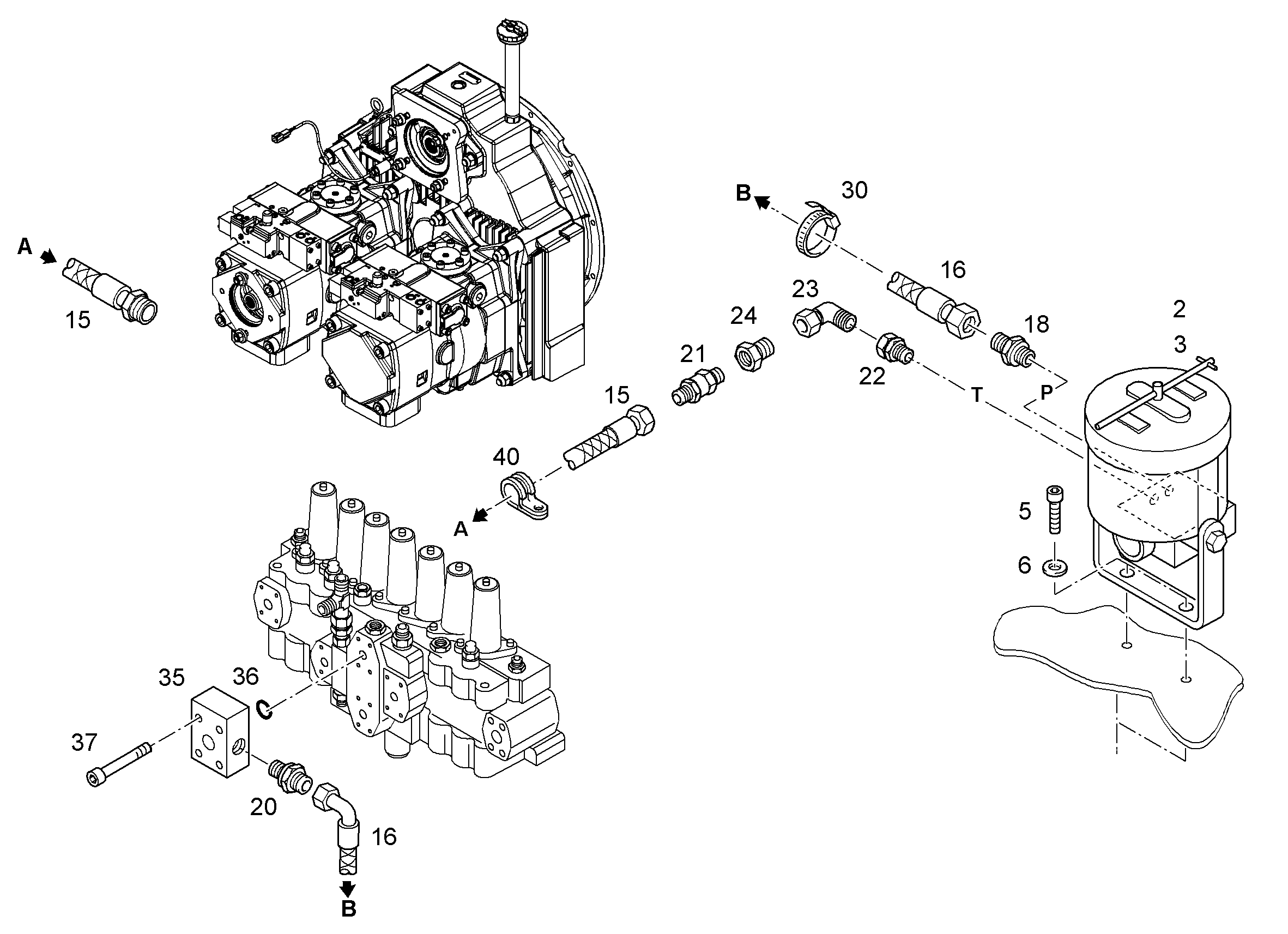 КЛАПАН ОБРАТНЫЙ 7410676 LIEBHERR